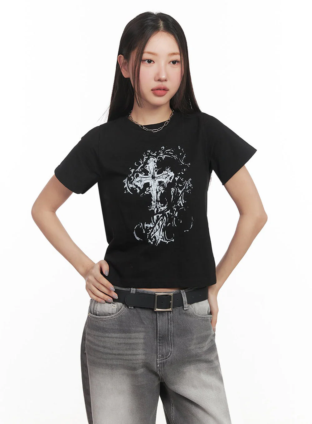 Graphic Cross T-Shirt IM524 - Image 14
