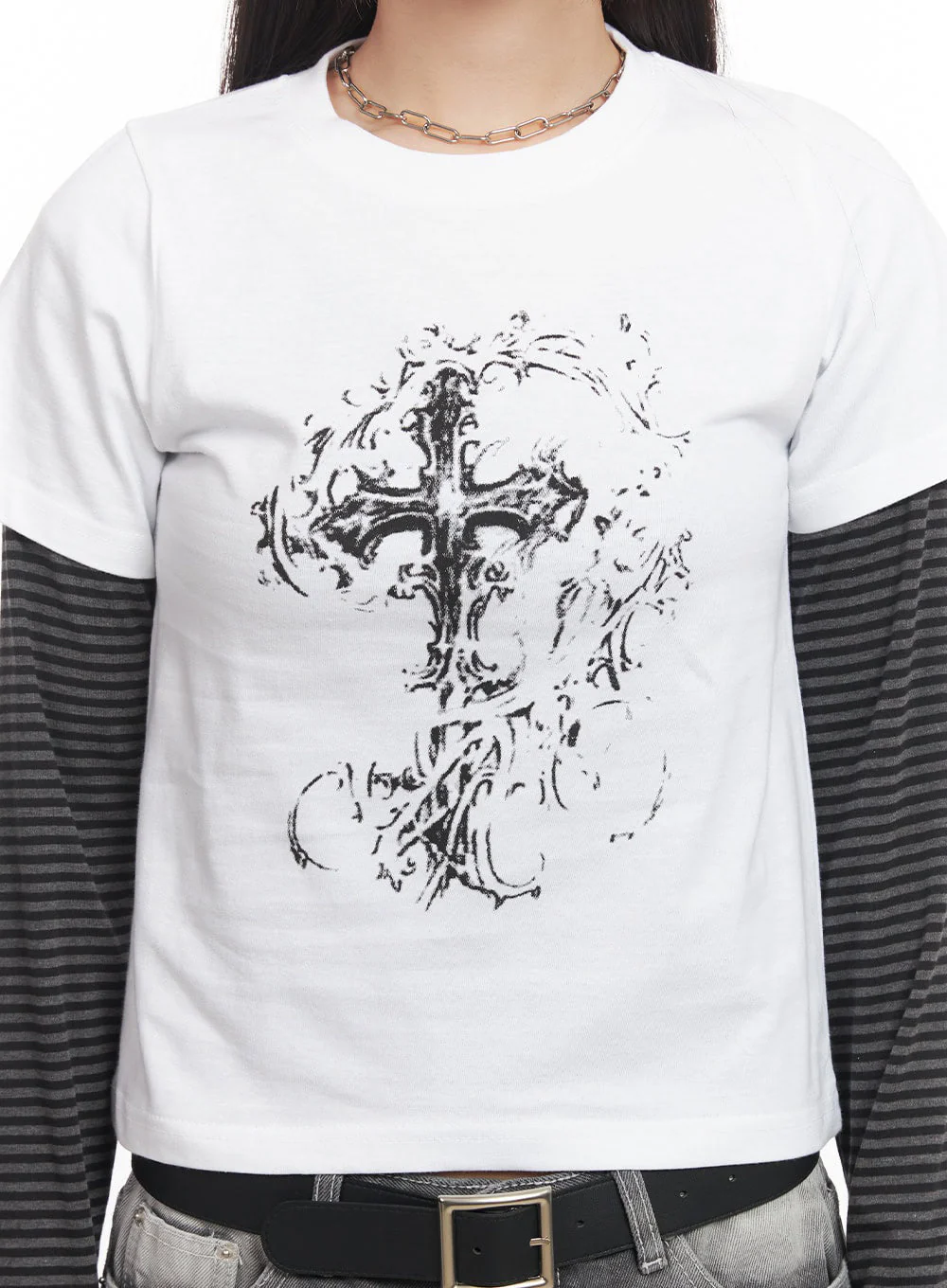 Graphic Cross T-Shirt IM524 - Image 4