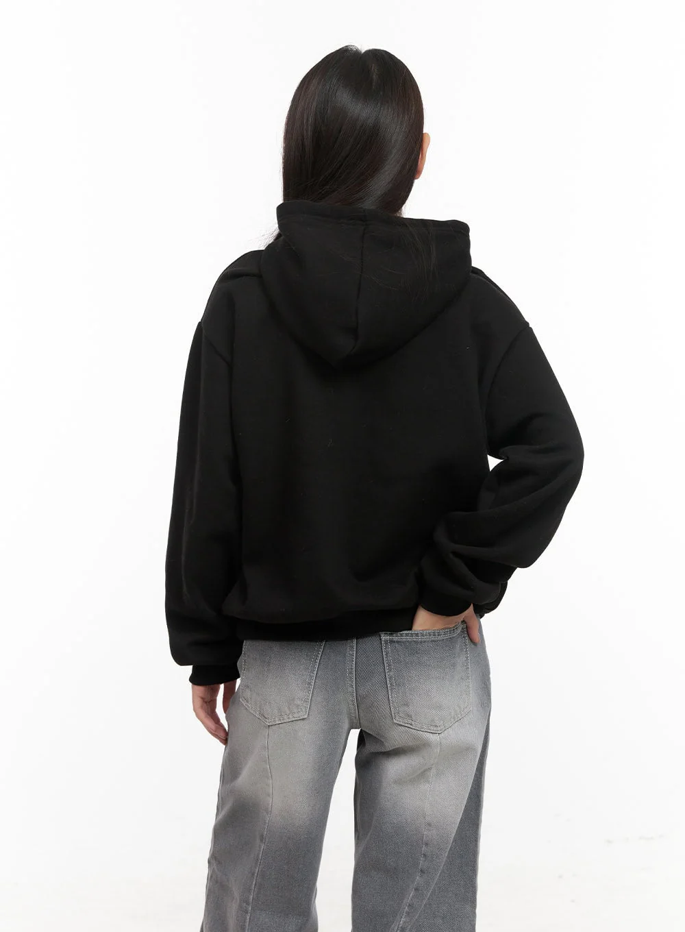 Graphic Lettering Hooded Sweatshirt CD416 - Image 7