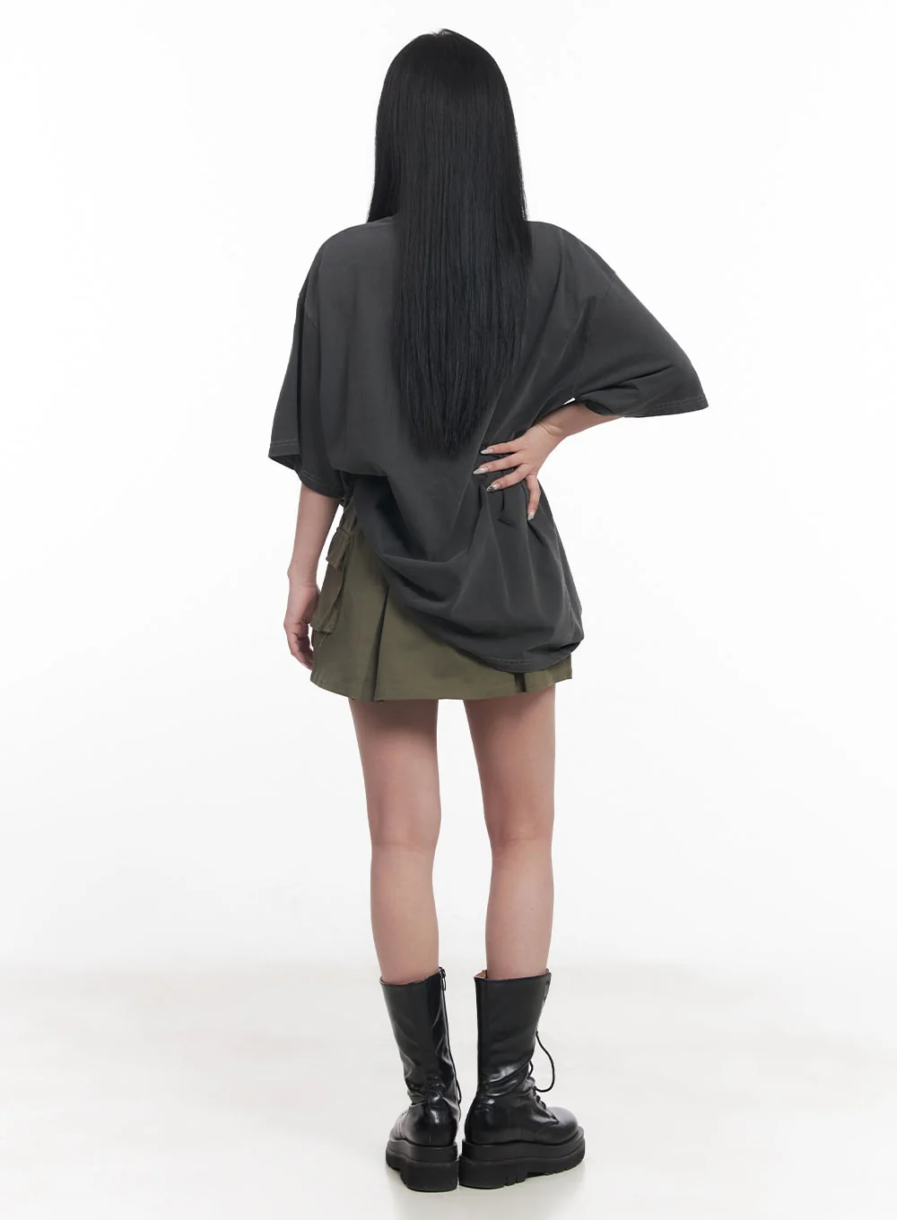 Graphic Oversize Cotton T-Shirt CY527 - Image 9