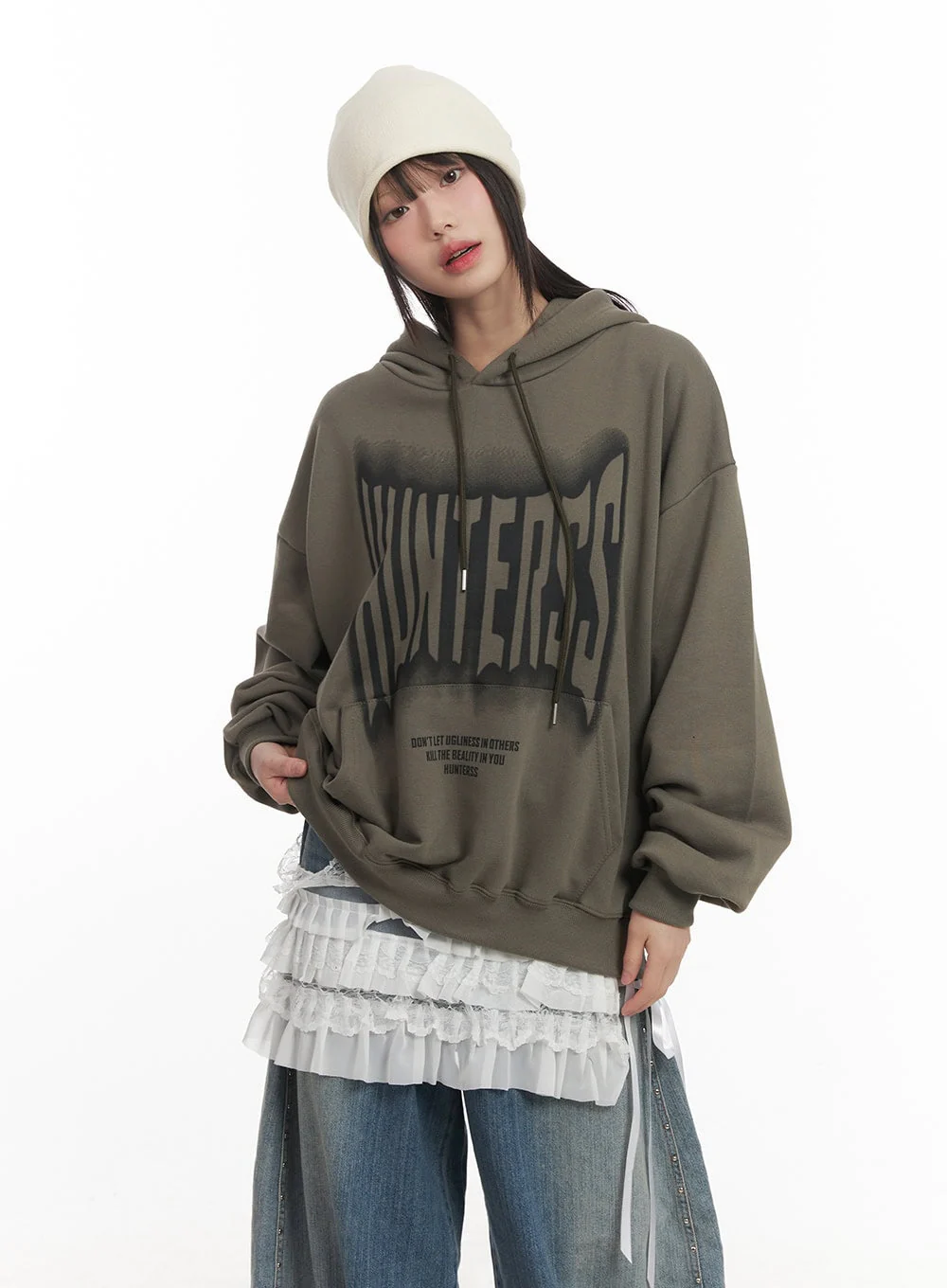 Graphic Oversized Hoodie CF519 - Image 10