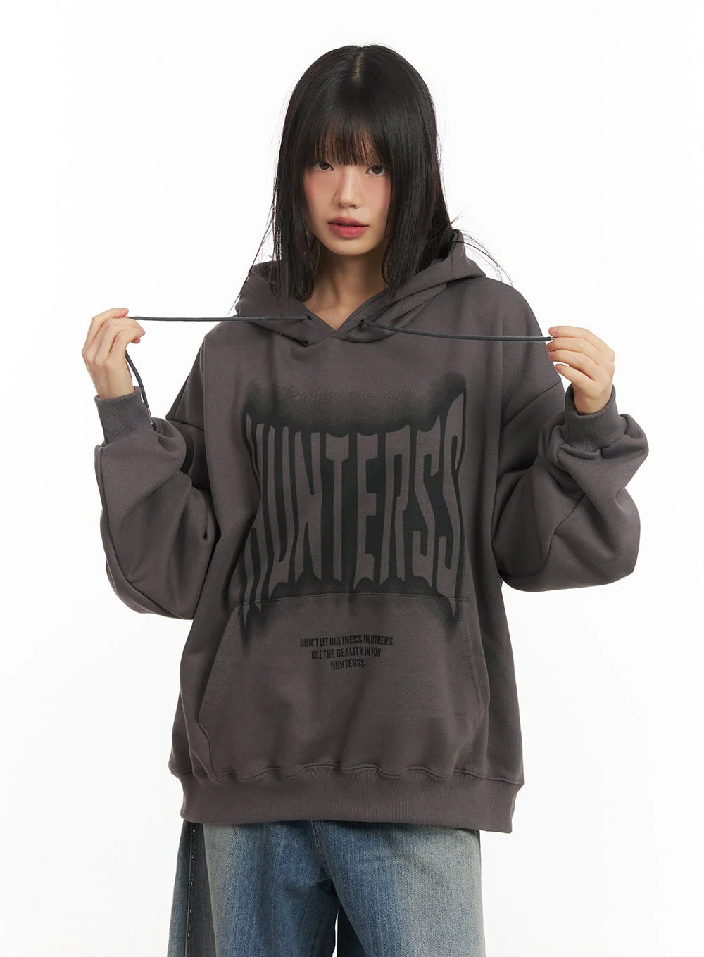 Graphic Oversized Hoodie CF519 - Image 11