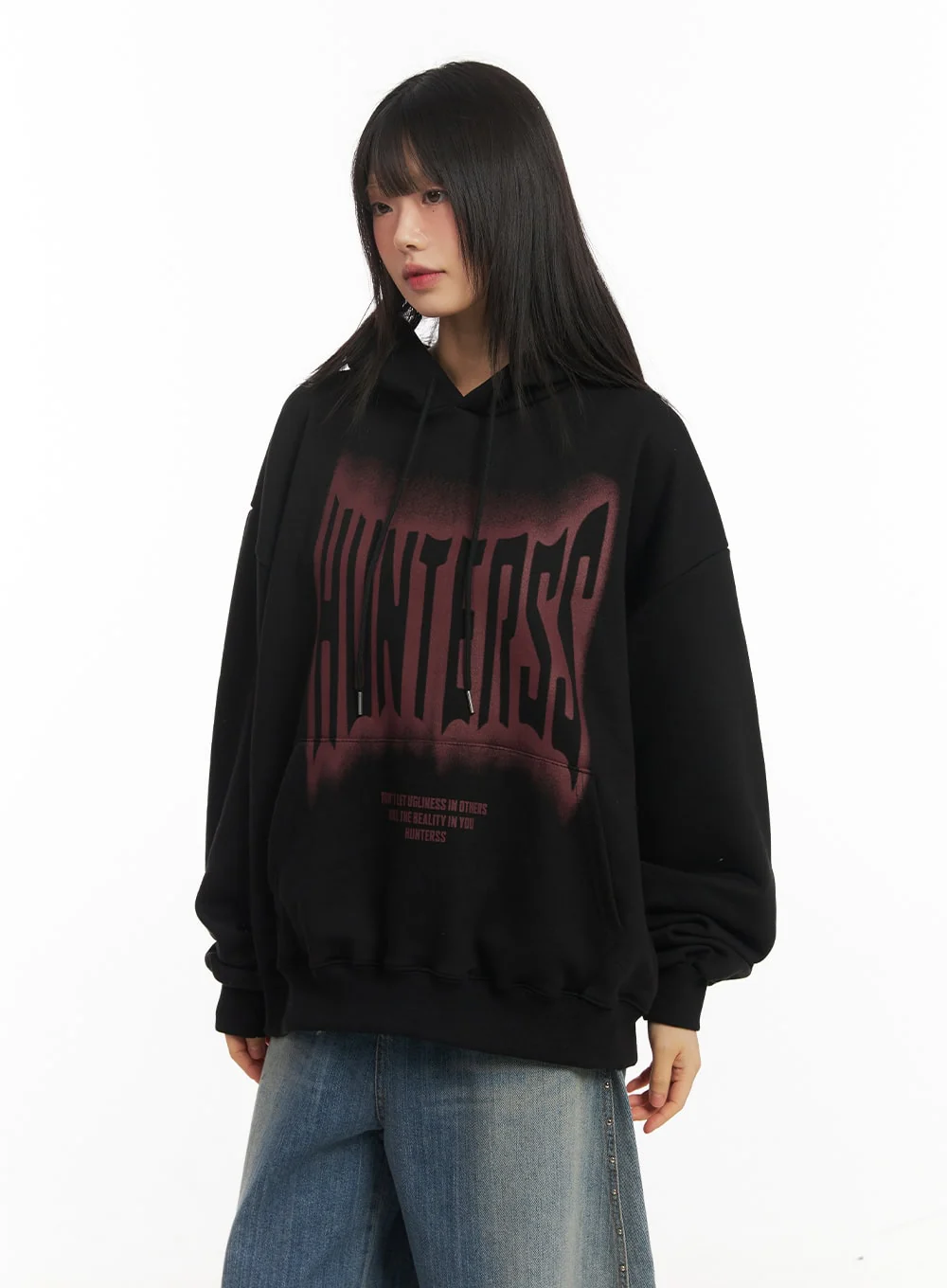 Graphic Oversized Hoodie CF519 - Image 12