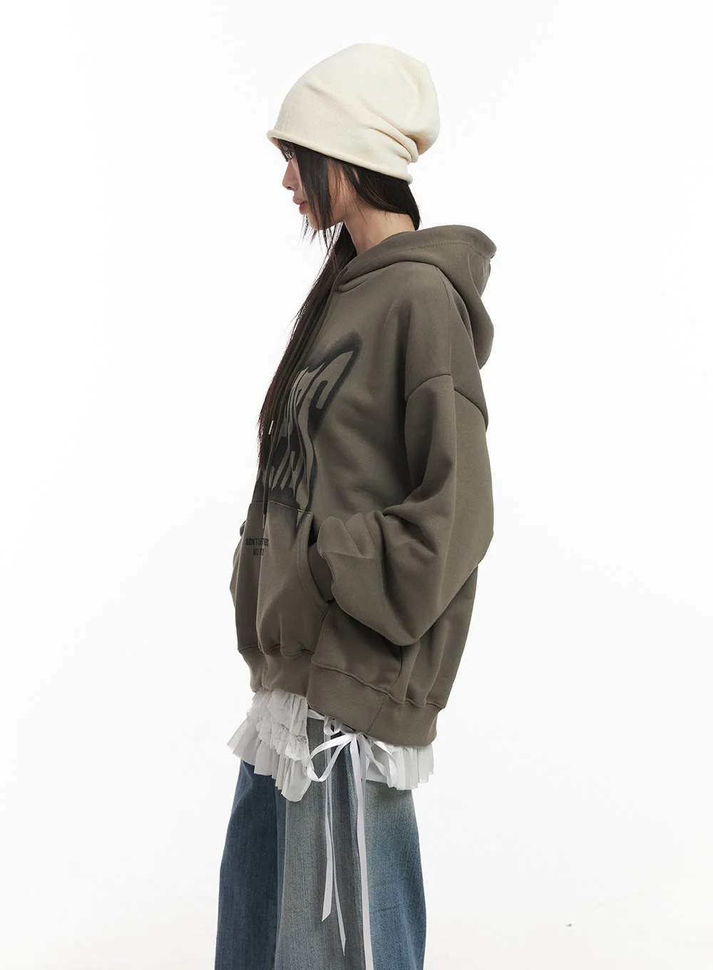 Graphic Oversized Hoodie CF519 - Image 5