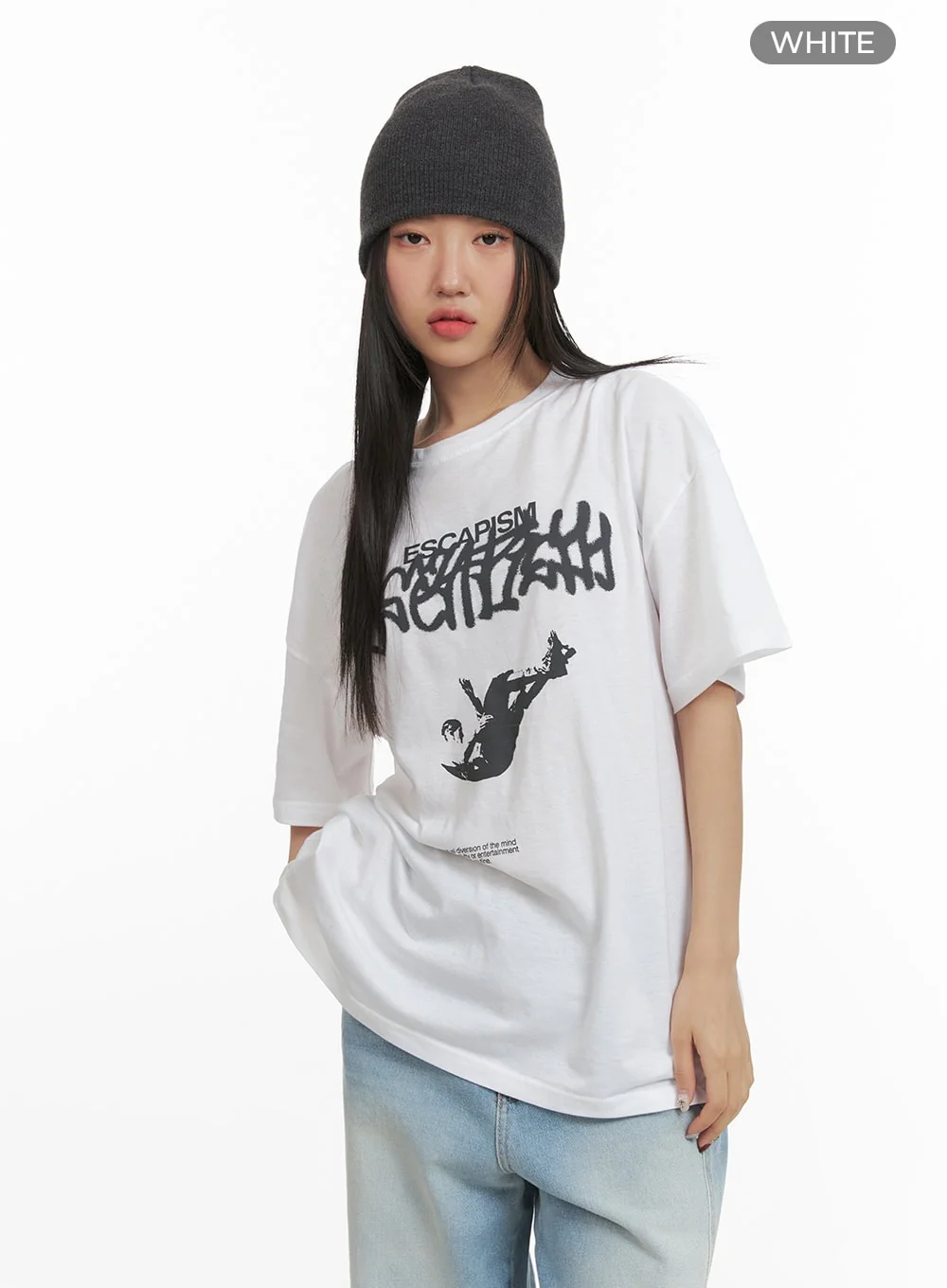 Graphic Oversized T-Shirt CY423 - Image 6