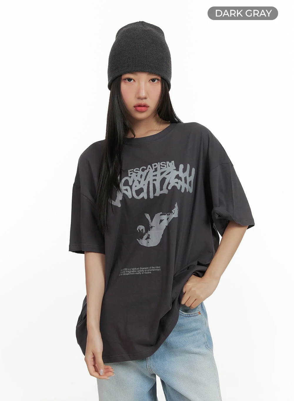 Graphic Oversized T-Shirt CY423 - Image 8