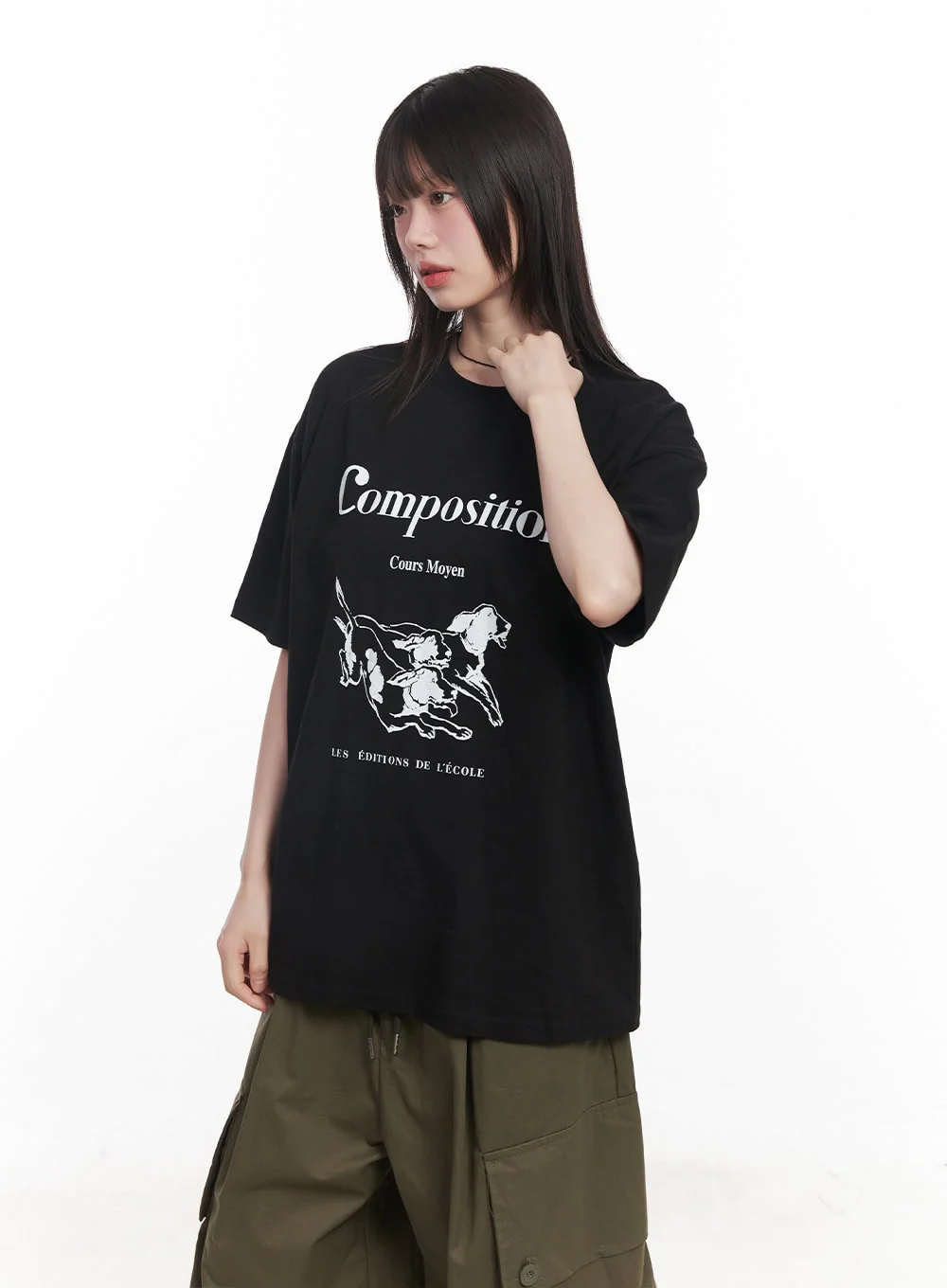 Graphic Oversized T-Shirt CY520 - Image 12
