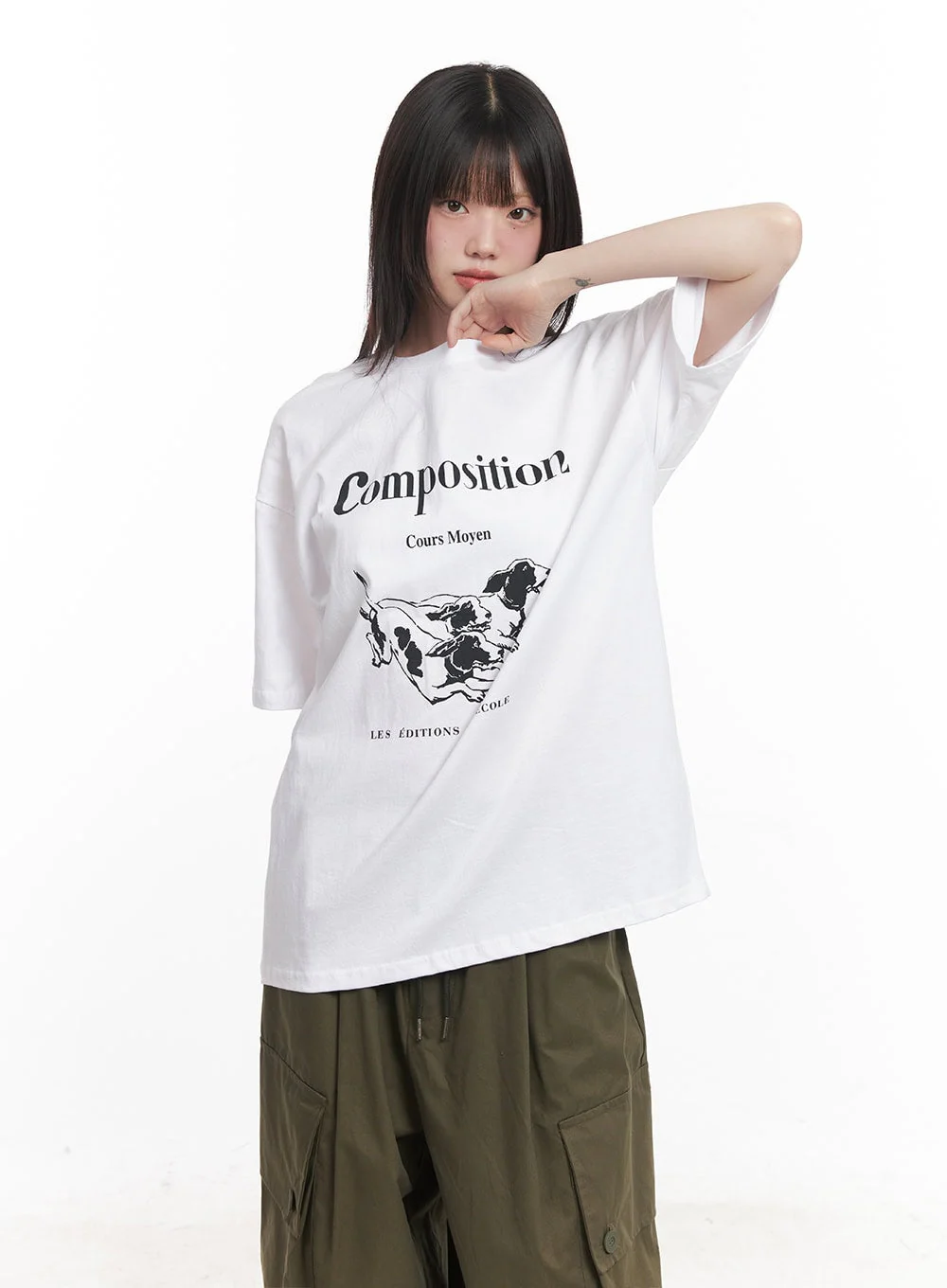 Graphic Oversized T-Shirt CY520 - Image 4
