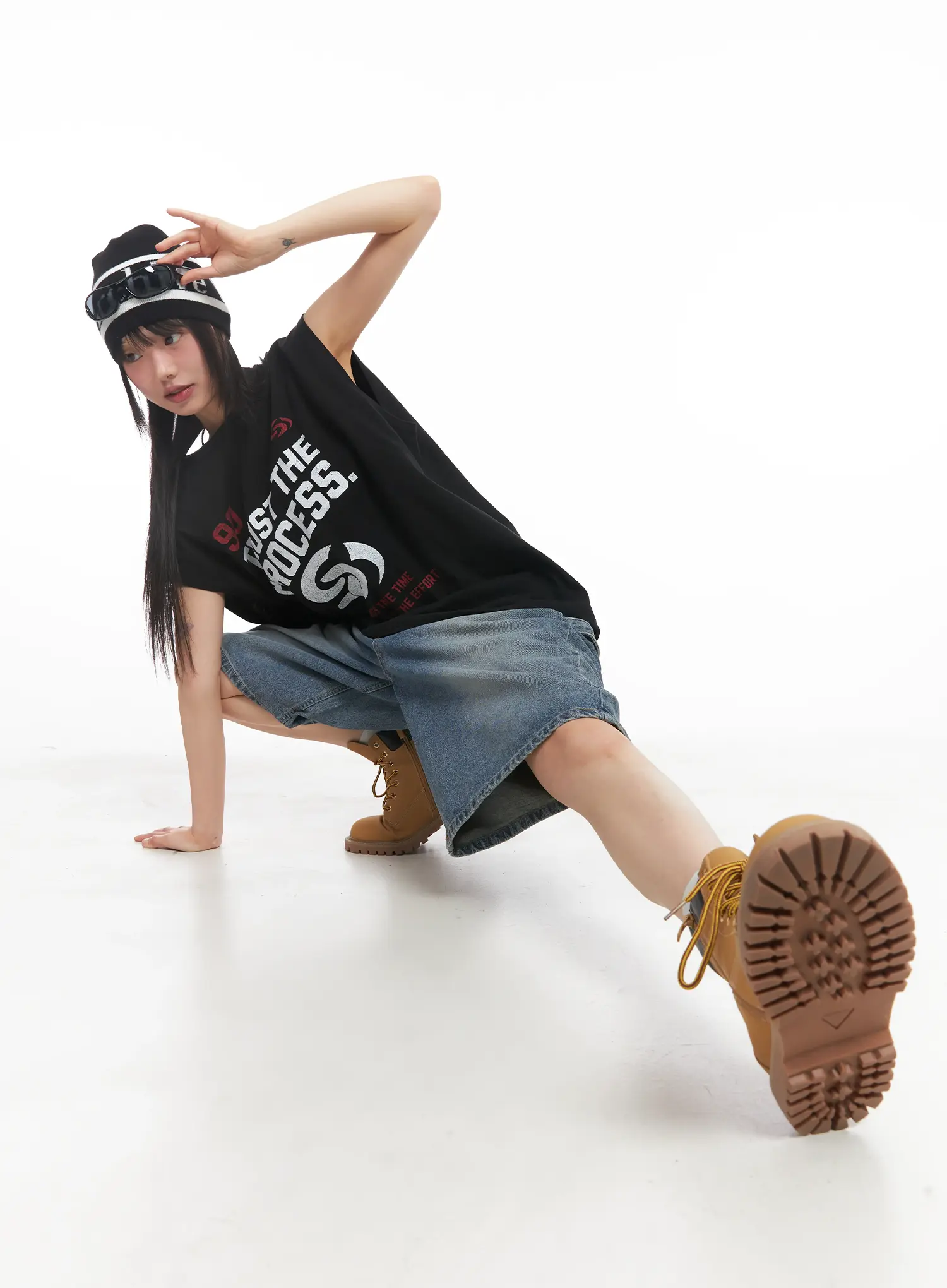 Graphic Oversized Tank Top CU518
