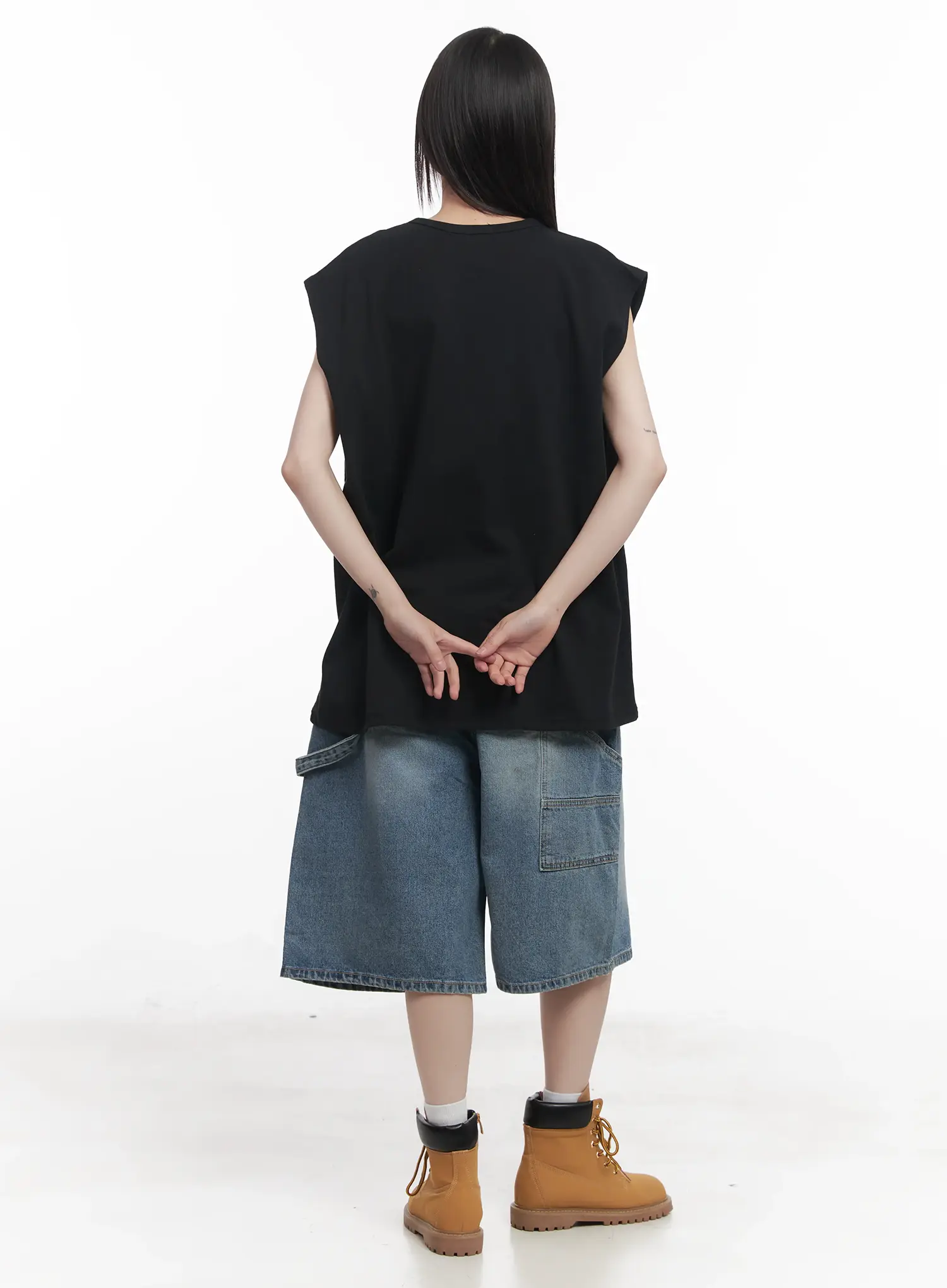 Graphic Oversized Tank Top CU518 - Image 6