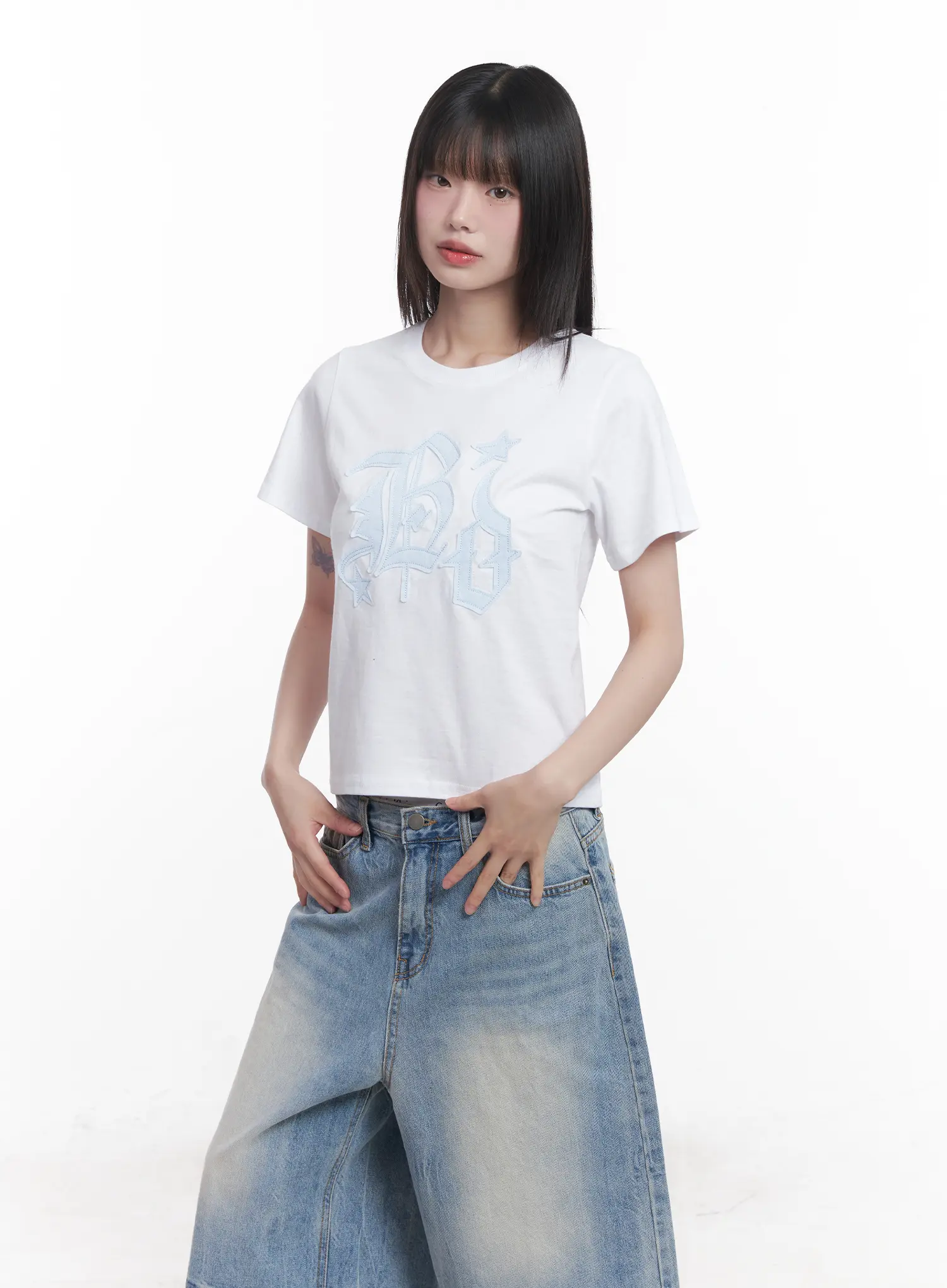 Graphic Patch Tee CU519 - Image 12