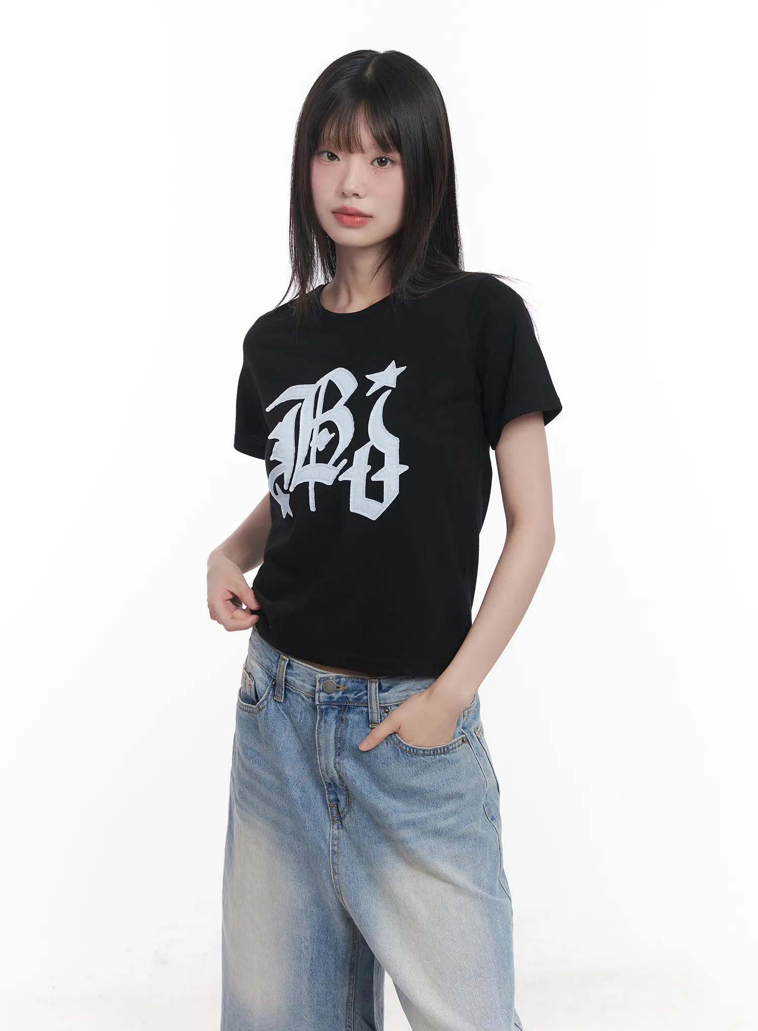 Graphic Patch Tee CU519 - Image 13