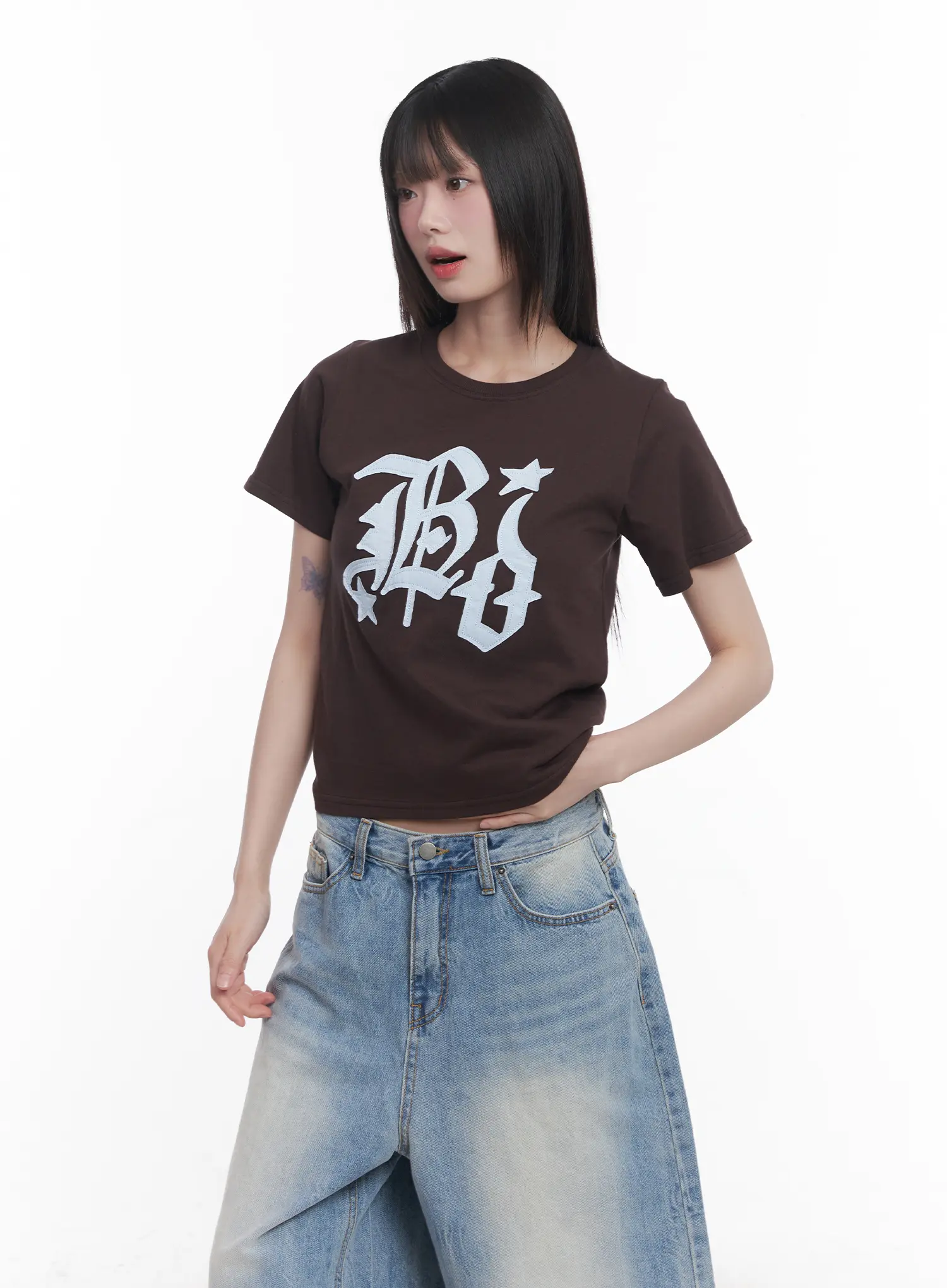 Graphic Patch Tee CU519 - Image 4
