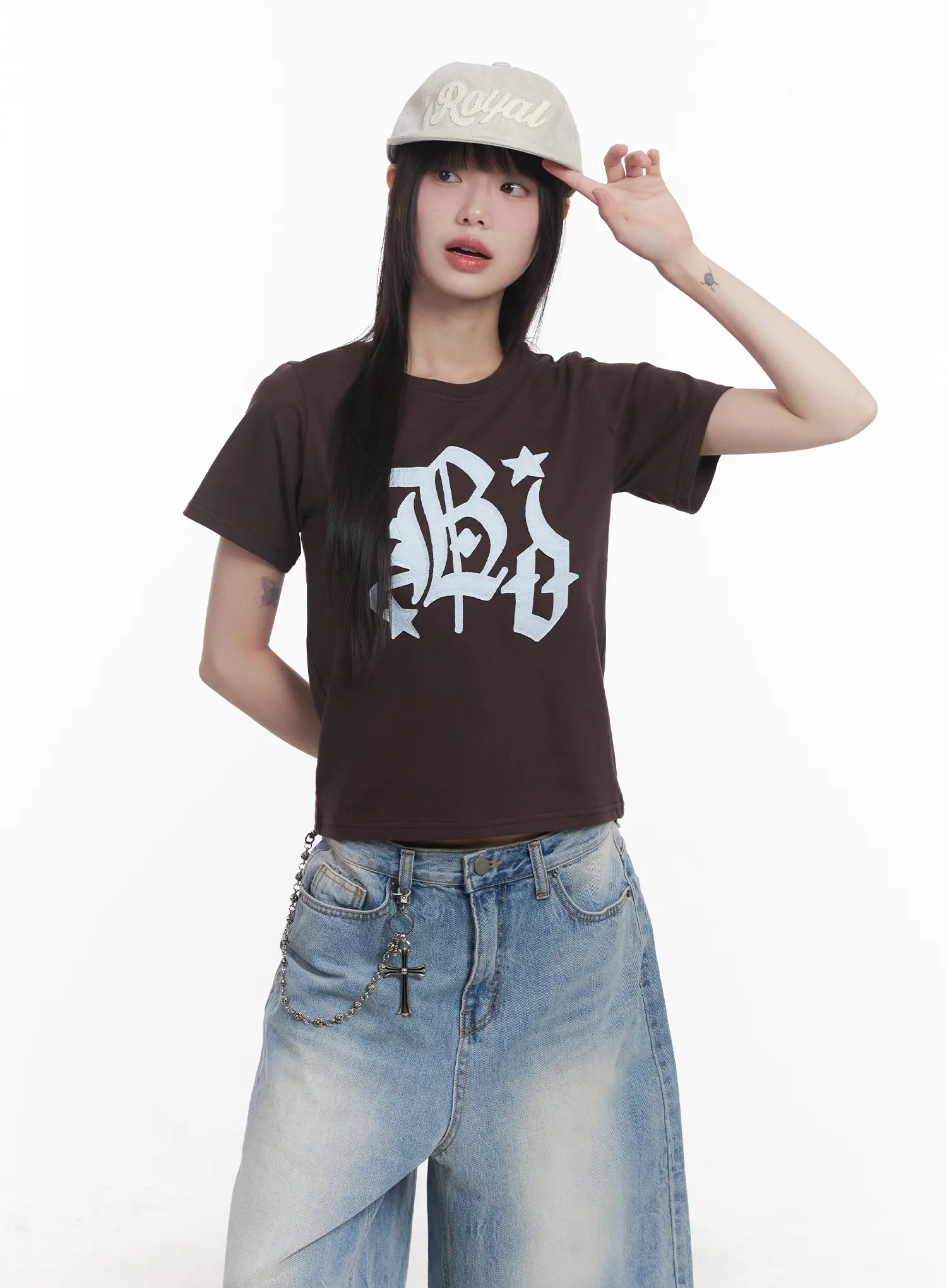 Graphic Patch Tee CU519 - Image 9