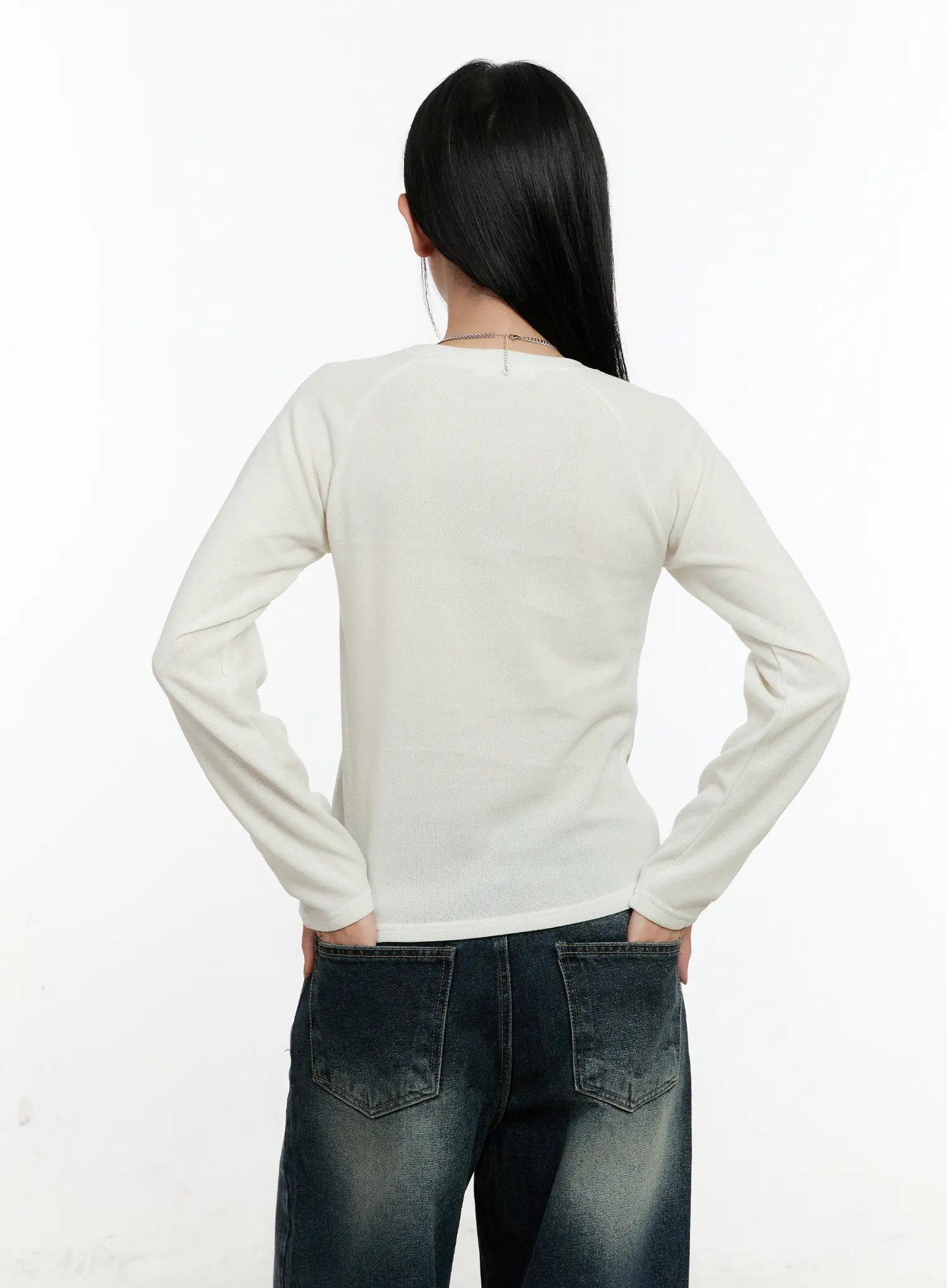Graphic Print Long Sleeve Tee CN505 - Image 7