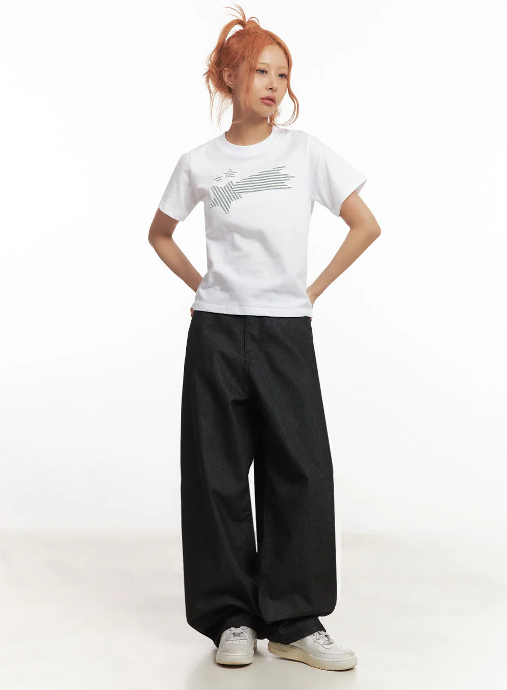 Graphic Star Crop Top IA515 - Image 10