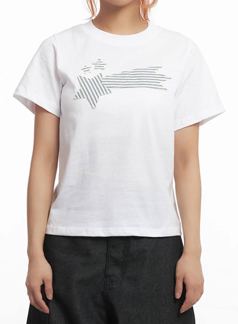 Graphic Star Crop Top IA515 - Image 5