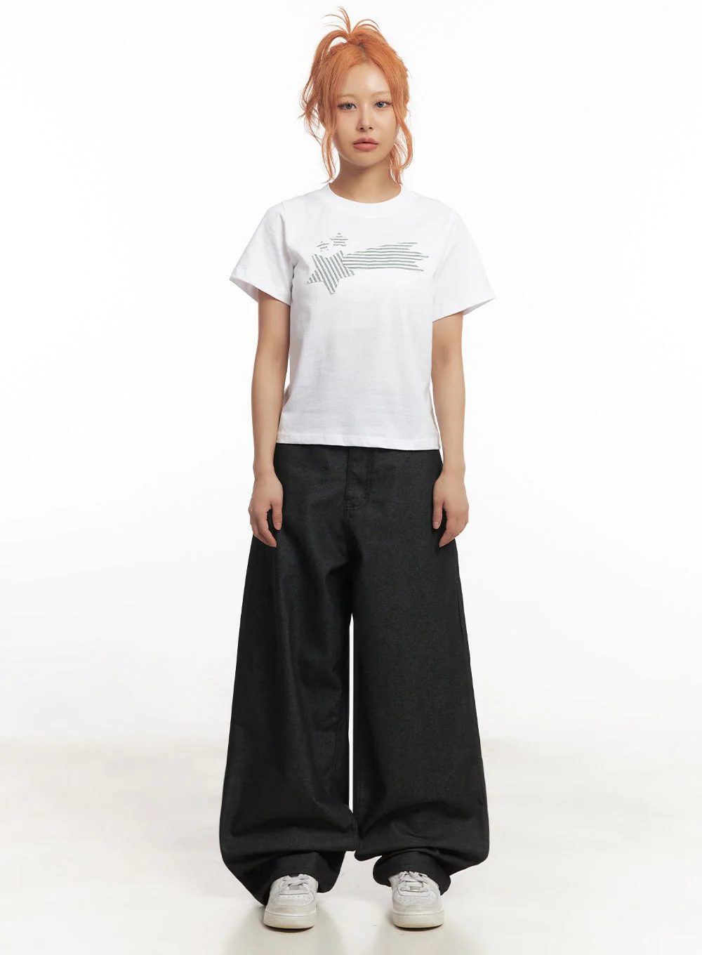 Graphic Star Crop Top IA515 - Image 6