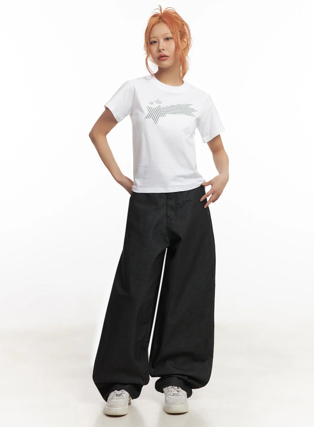 Graphic Star Crop Top IA515 - Image 7