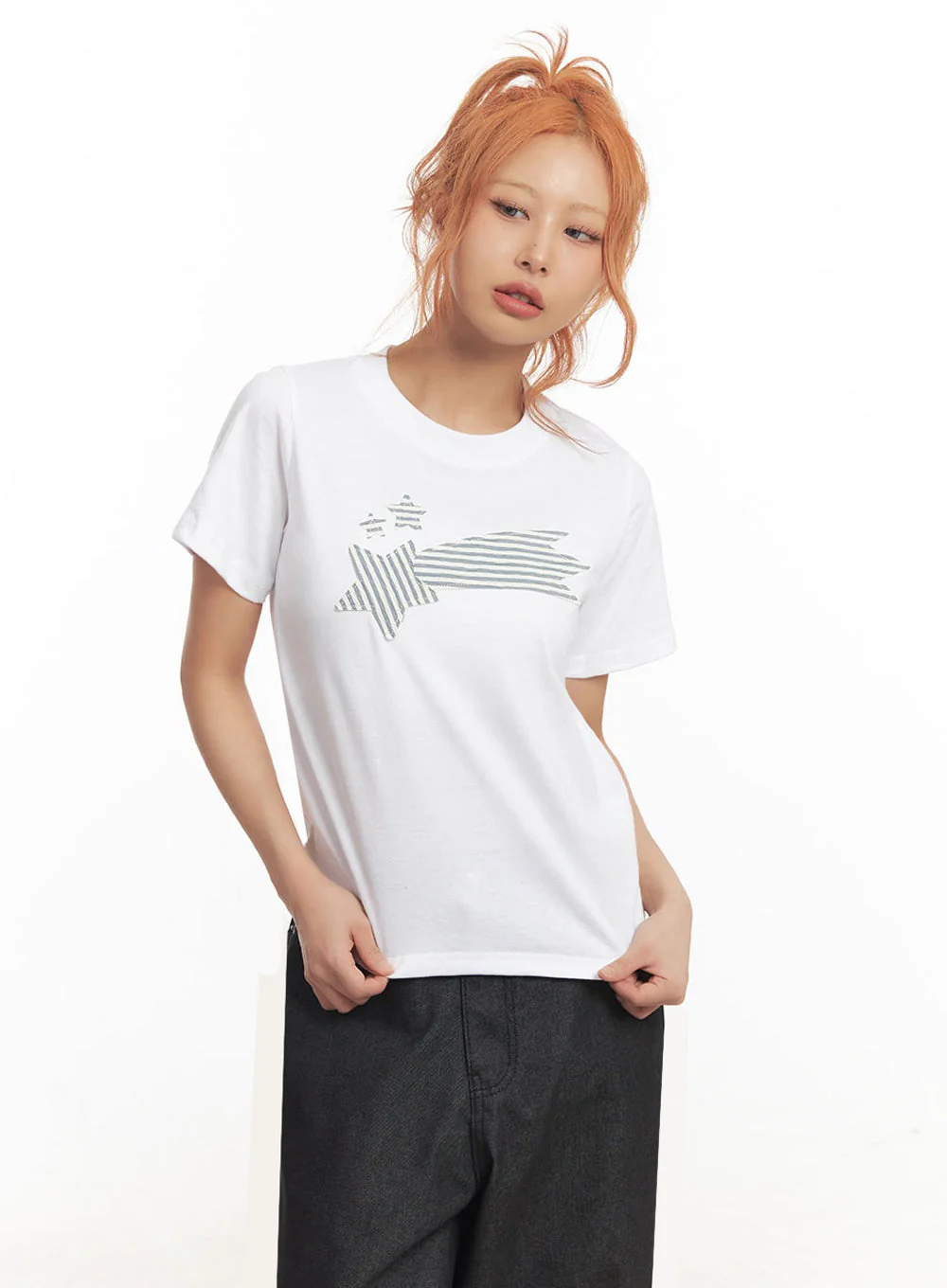Graphic Star Crop Top IA515 - Image 8