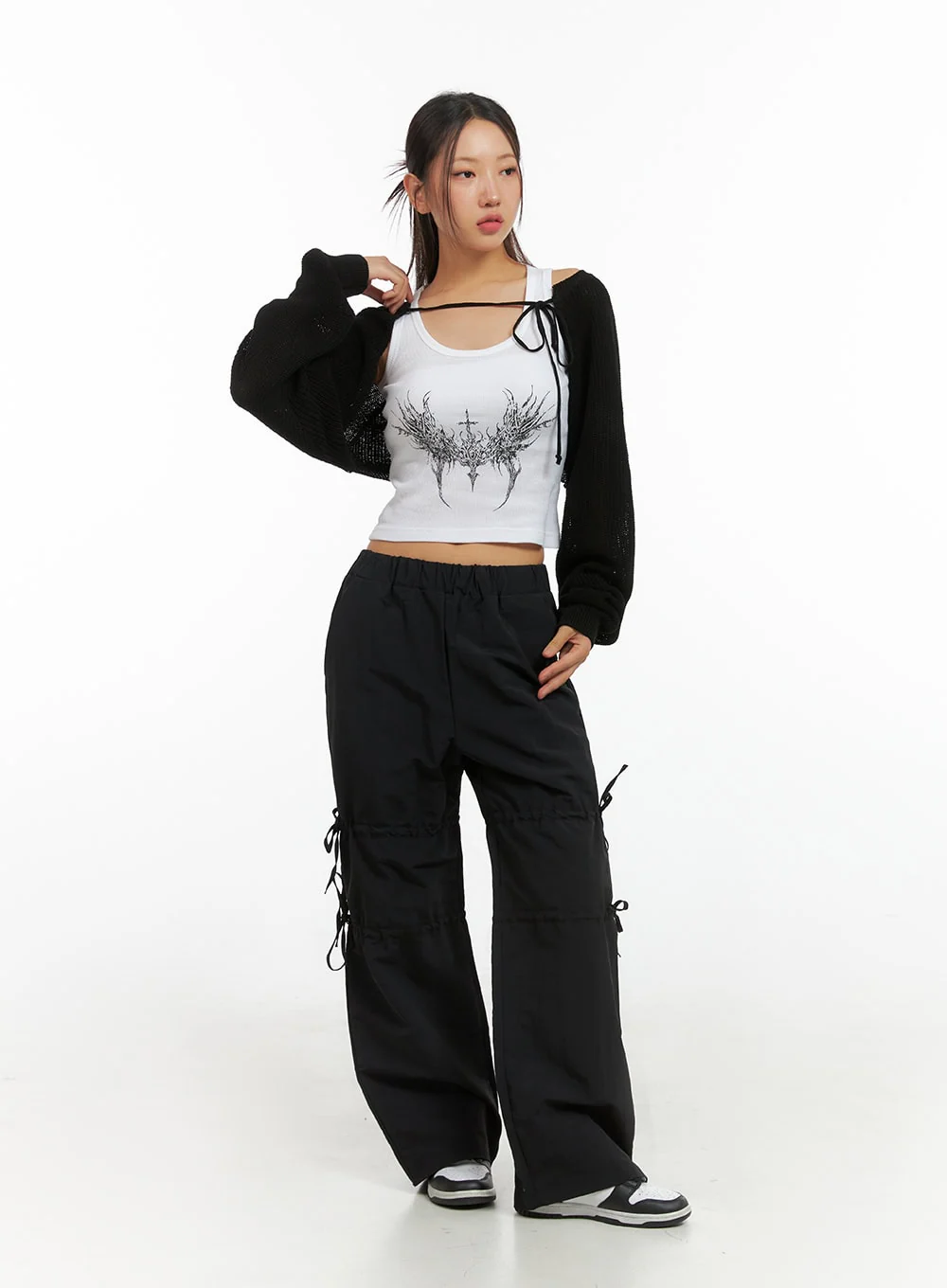 Graphic U-Neck Tank Crop Top IS402 - Image 10