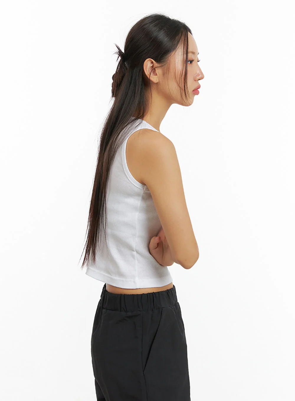 Graphic U-Neck Tank Crop Top IS402 - Image 6