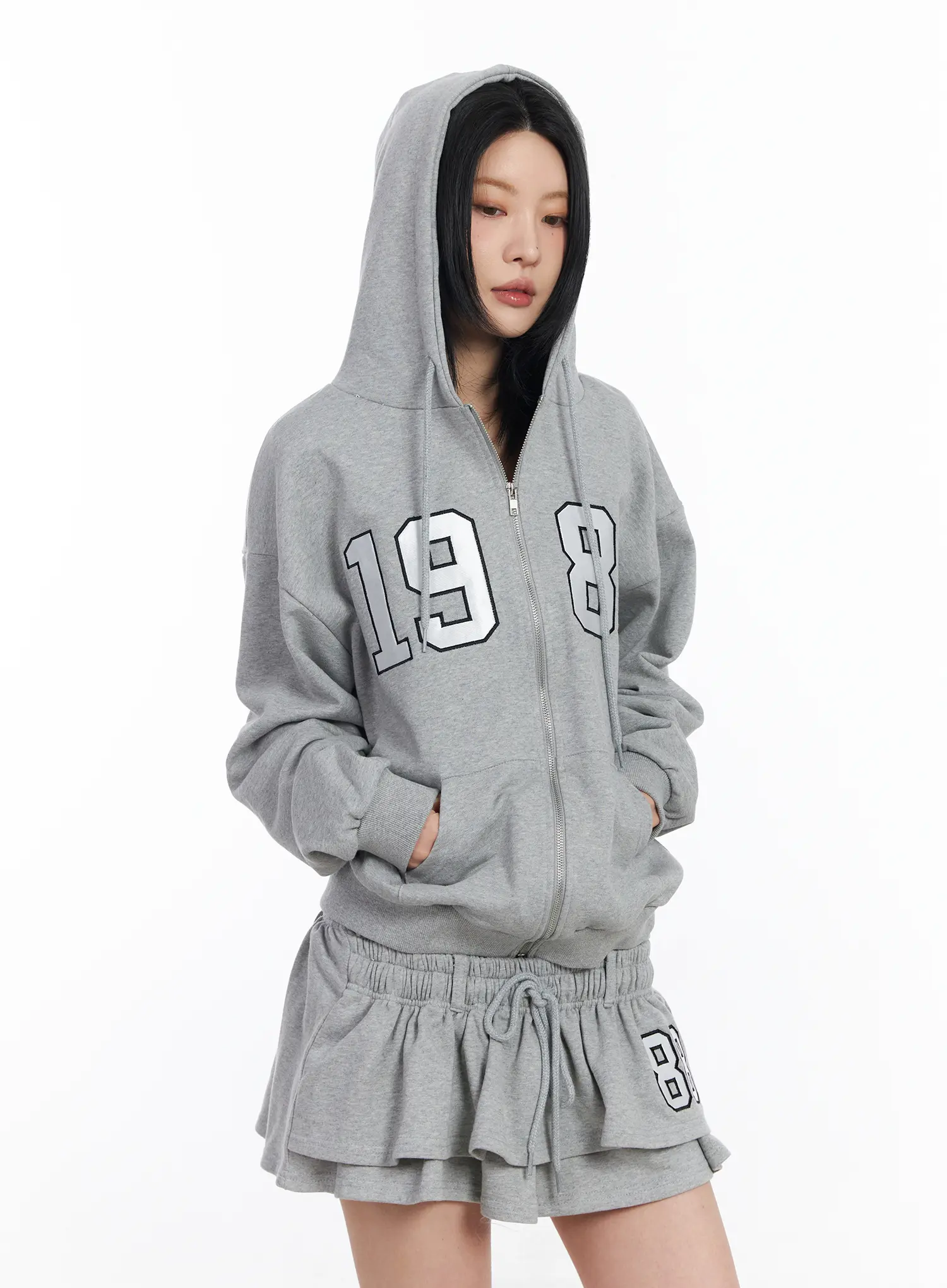 Graphic Varsity Hoodie CF526 - Image 4