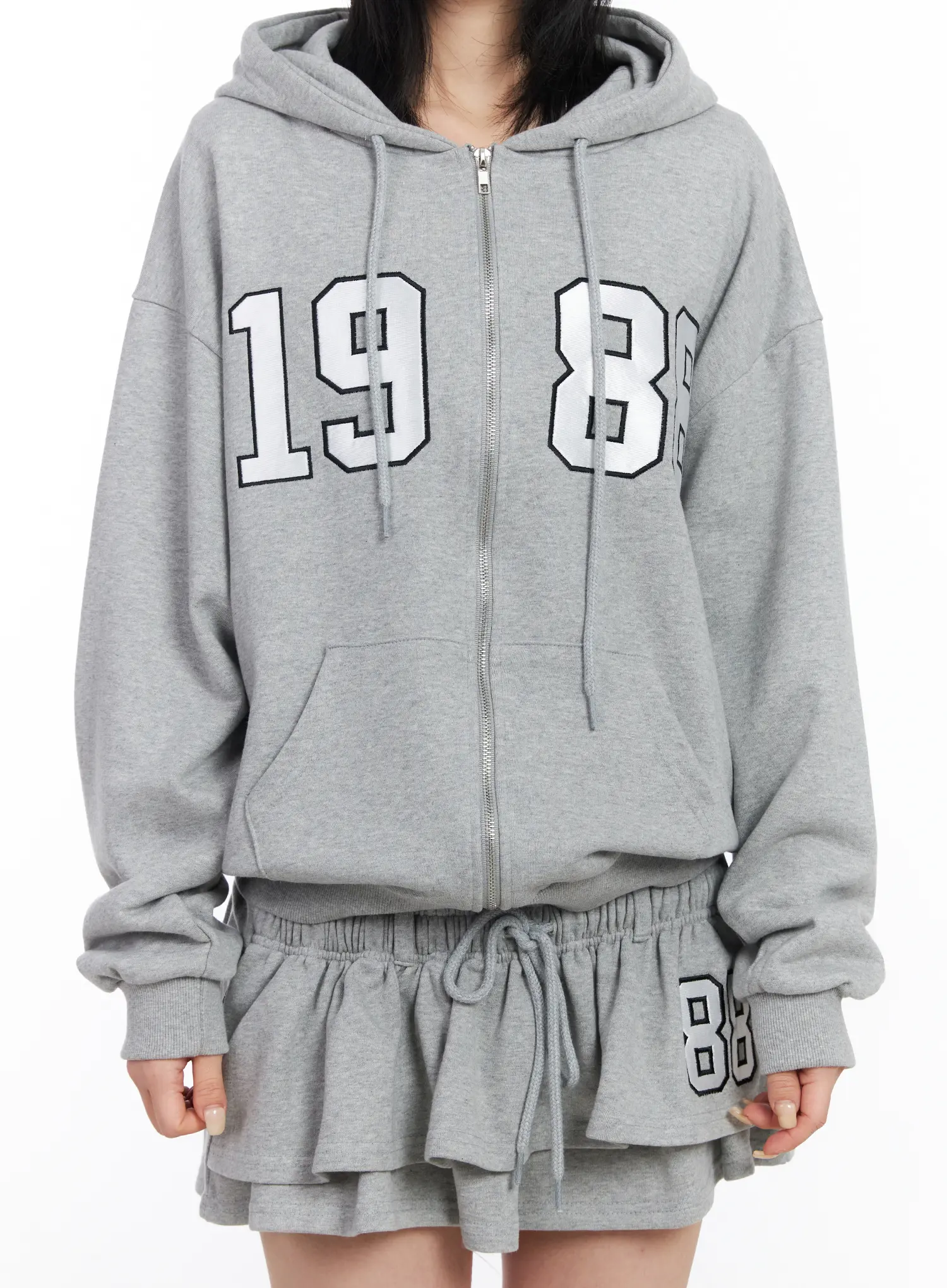 Graphic Varsity Hoodie CF526 - Image 5