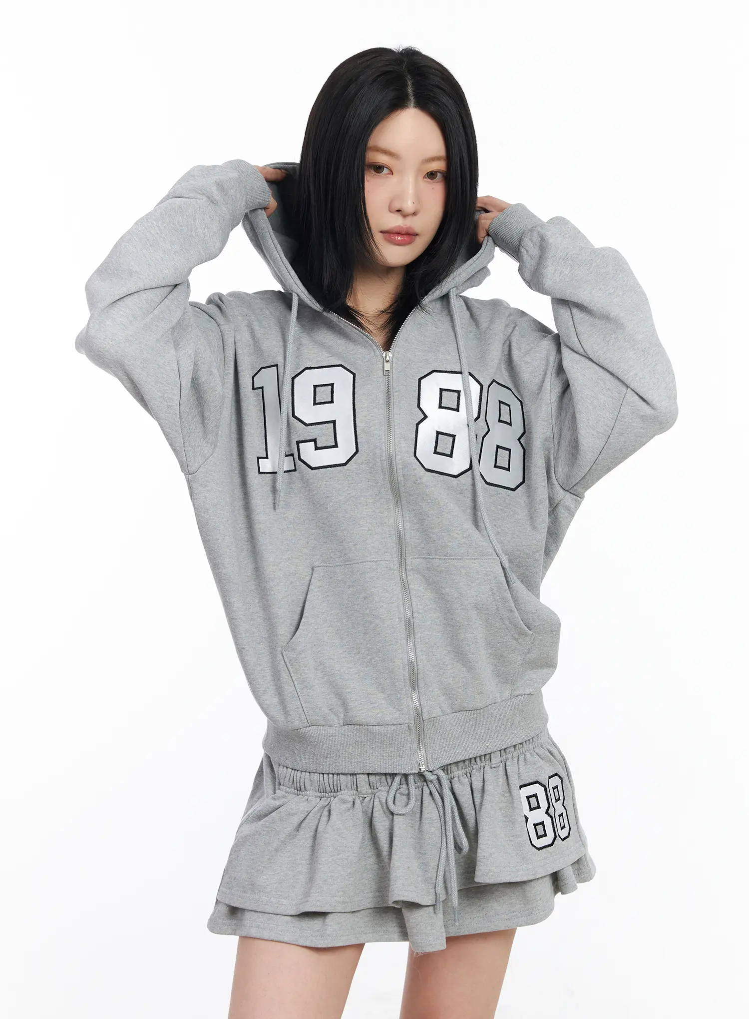 Graphic Varsity Hoodie CF526 - Image 7
