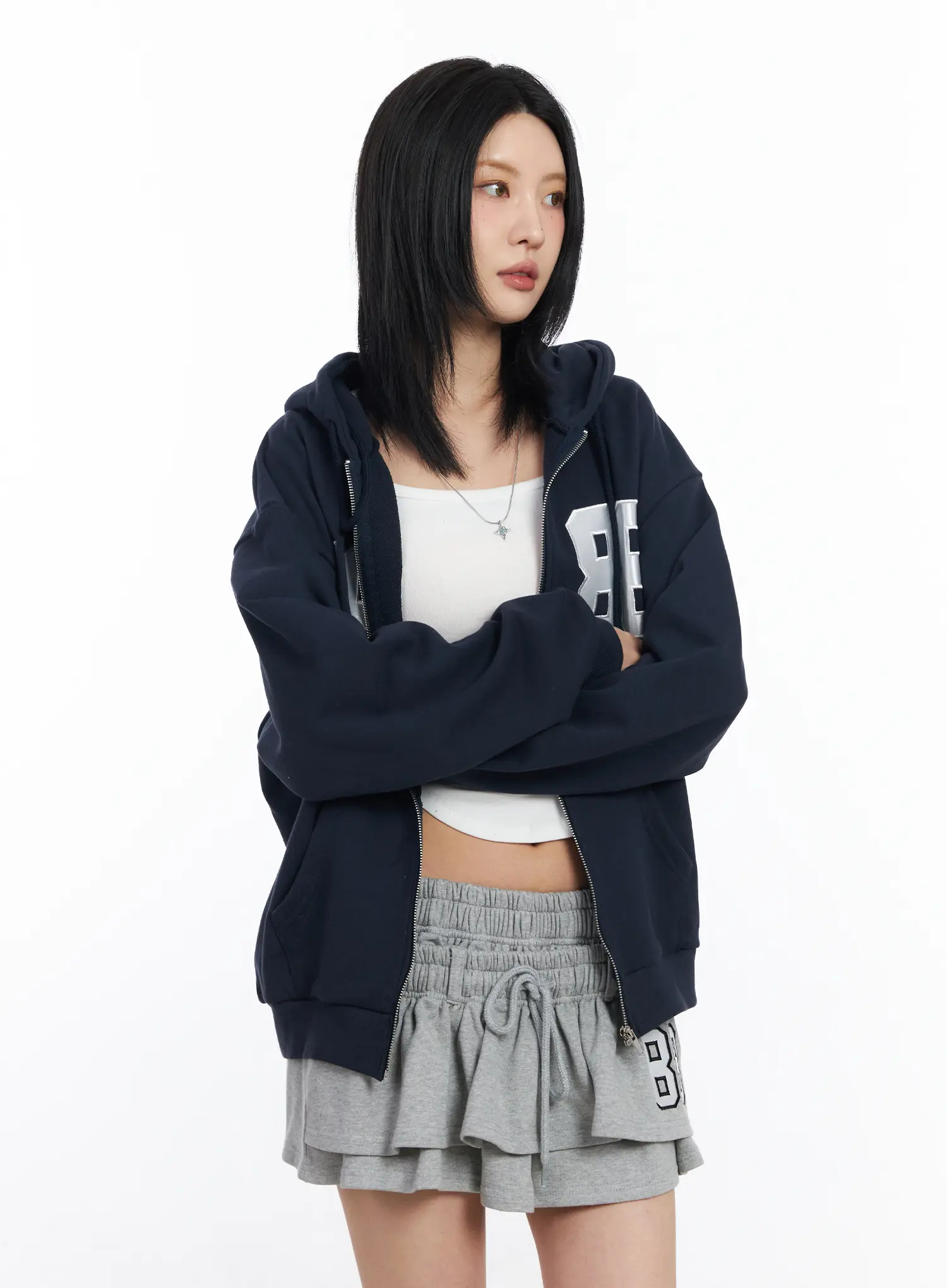 Graphic Varsity Hoodie CF526 - Image 8