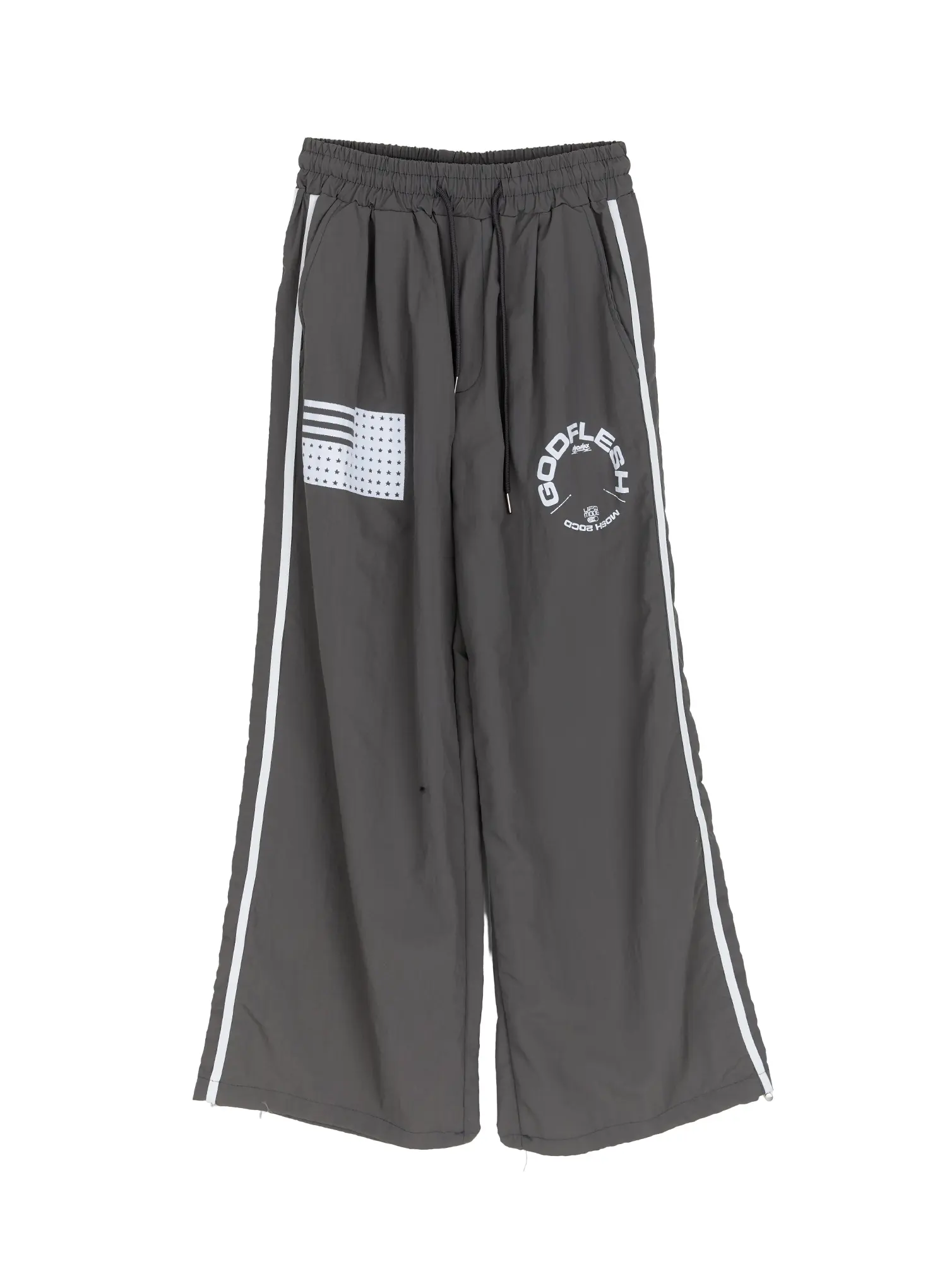 Graphic Wide Leg Track Pants CM511 - Image 12