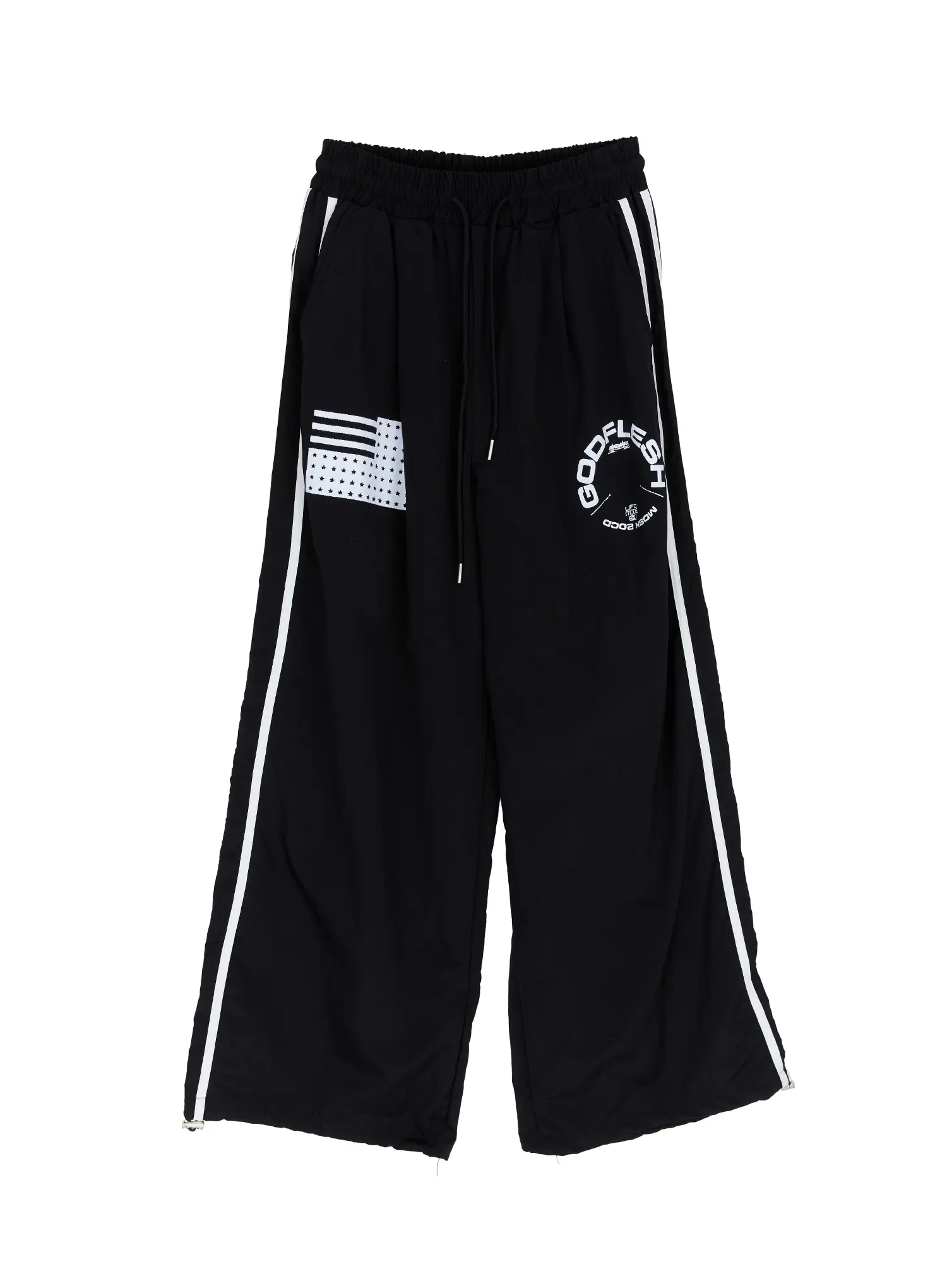 Graphic Wide Leg Track Pants CM511 - Image 13