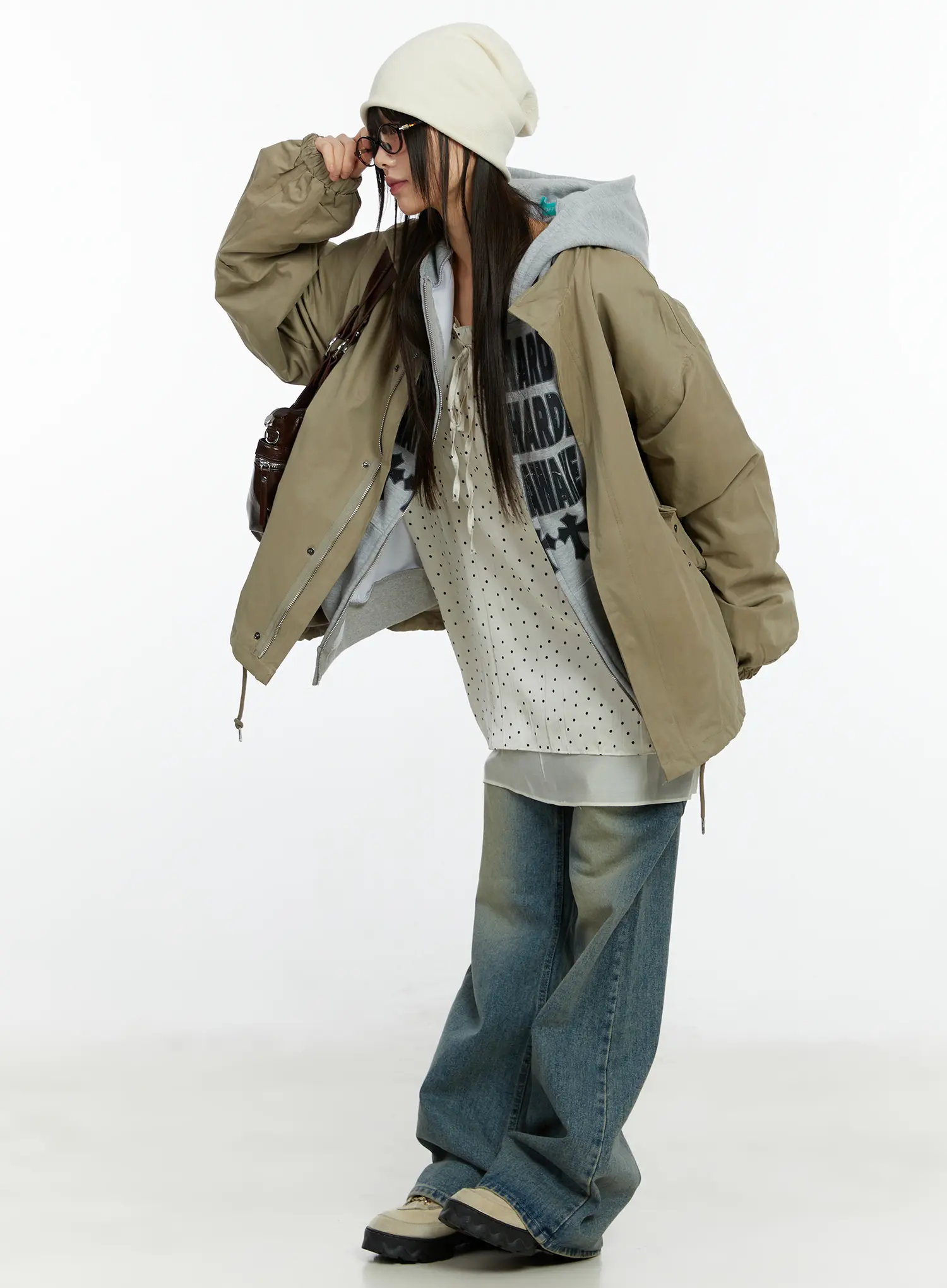 Graphic Zip-Up Hoodie CF510 - Image 7