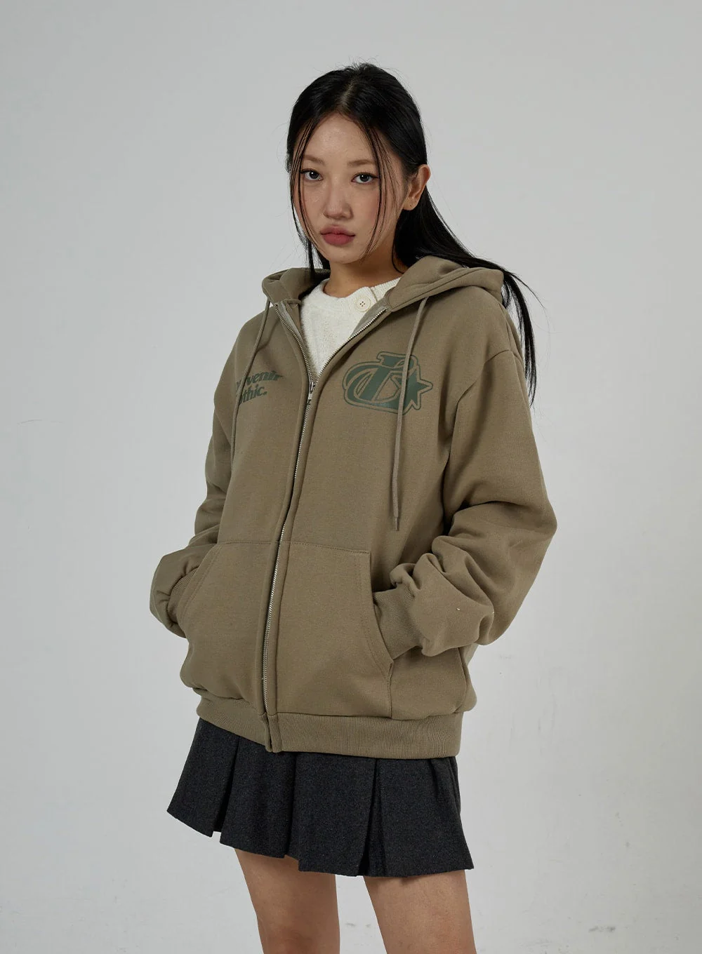 Graphic Zipper Hoodie Sweatshirt Unisex CD26 - Image 9