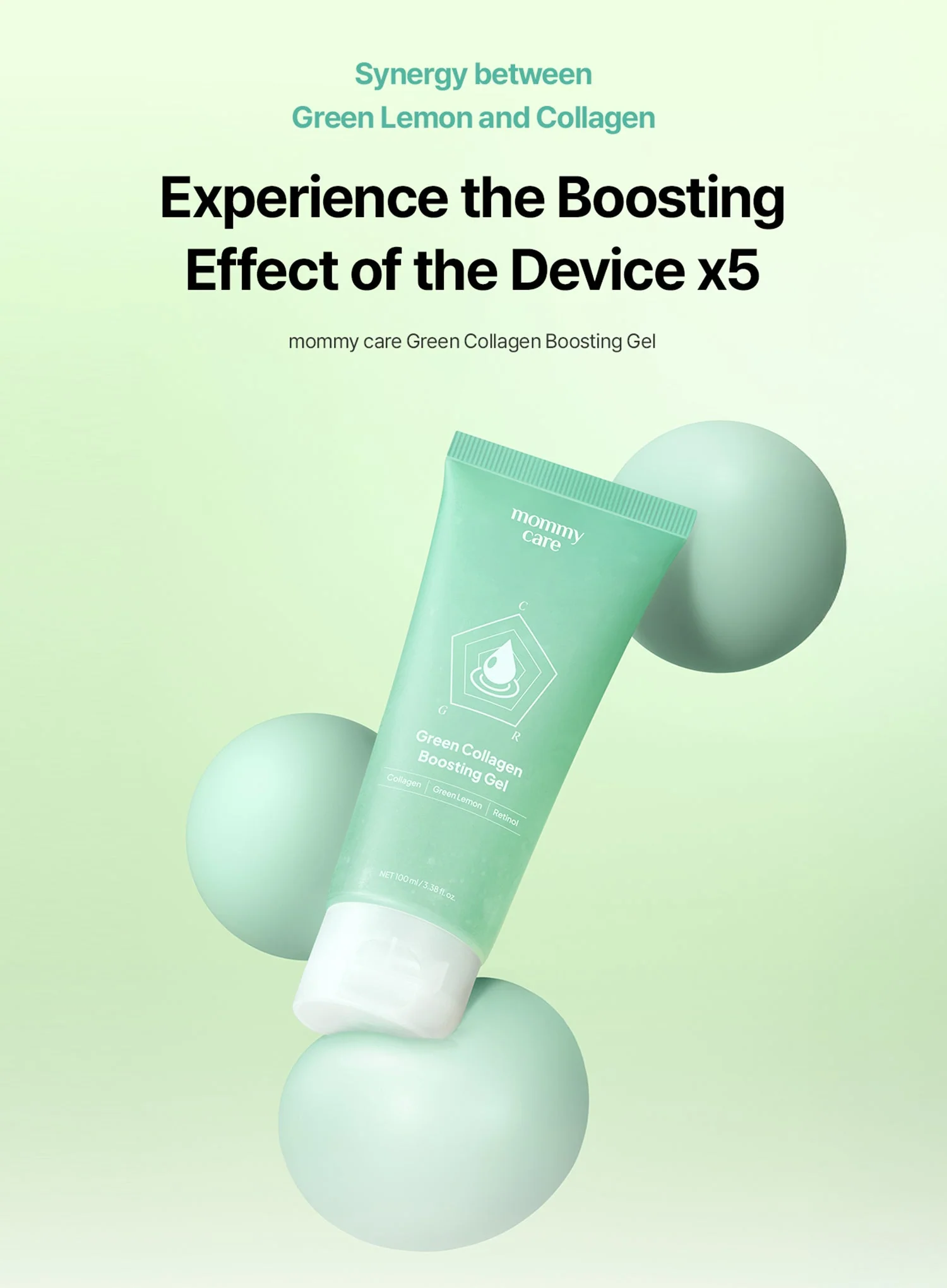 Green Collagen Boosting Gel (100ml) - Image 4