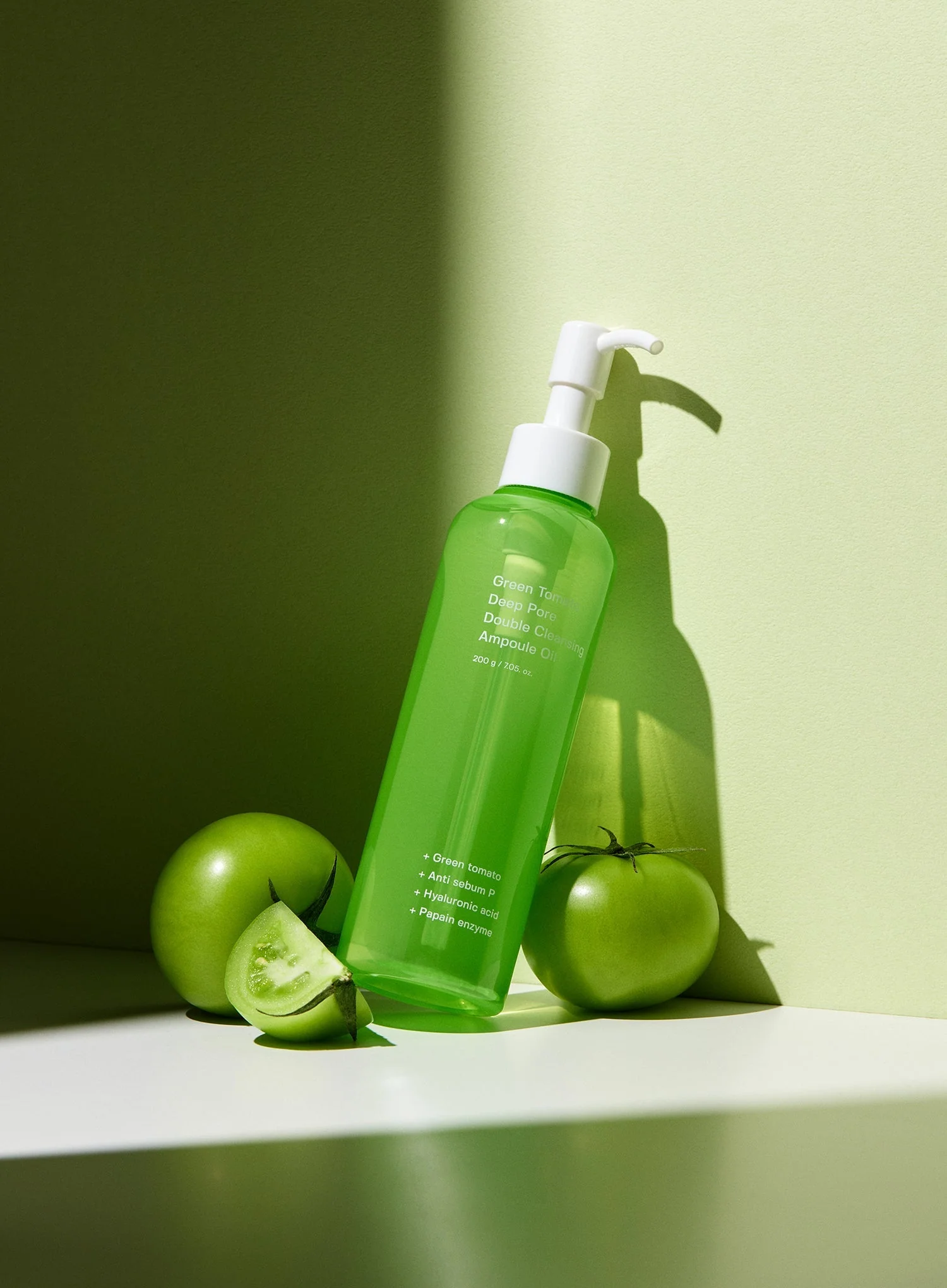 Green Tomato Deep Pore Double Cleansing Ampoule Oil (200g) - Image 2