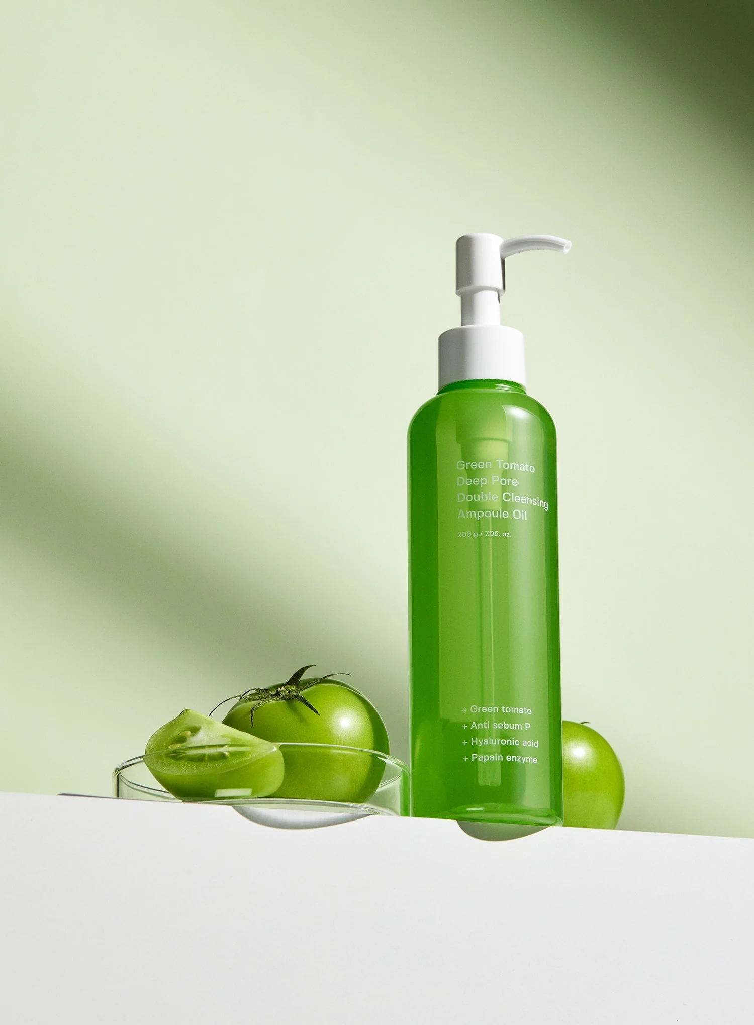 Green Tomato Deep Pore Double Cleansing Ampoule Oil (200g) - Image 4