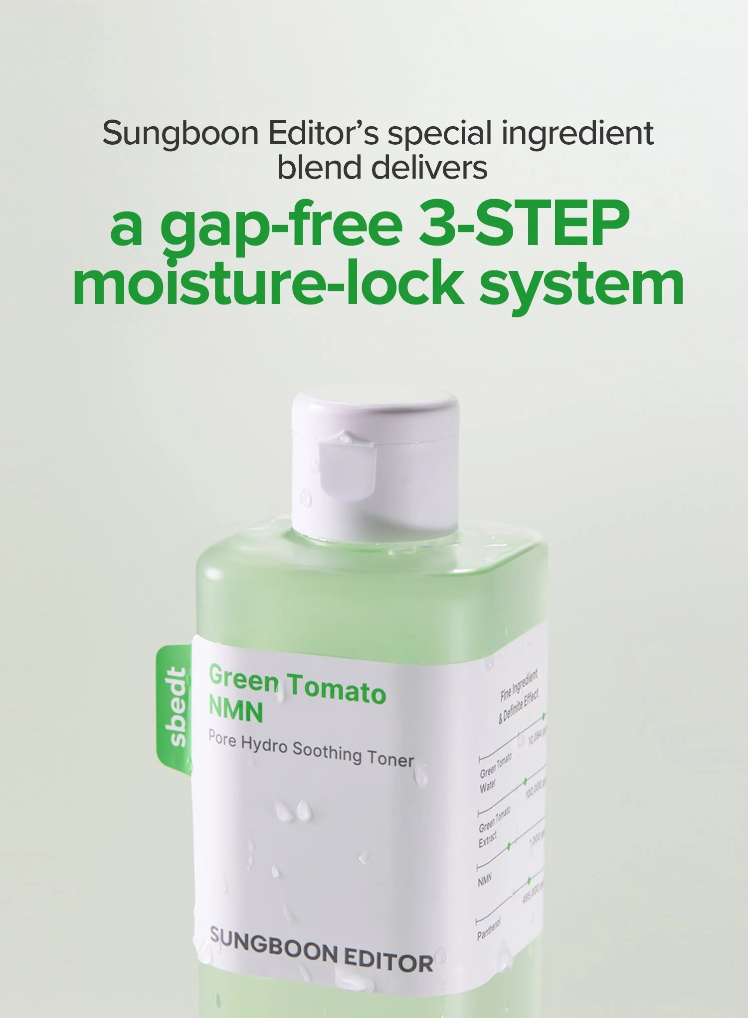 Green Tomato NMN Pore Hydro Soothing Toner (350g) - Image 8