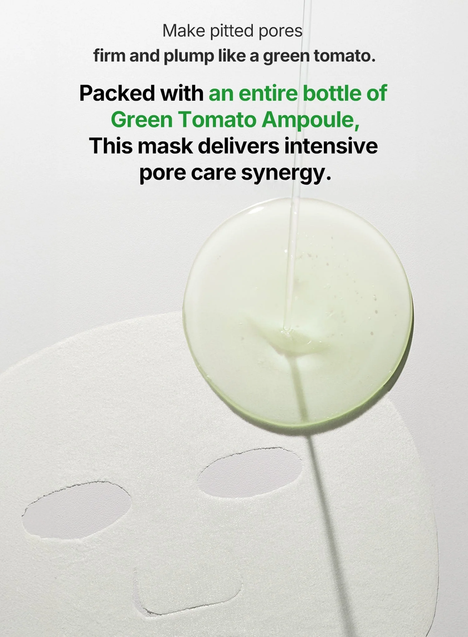 Green Tomato NMN Pore Minimizing Ampoule Mask (23g*10ea) - Image 7