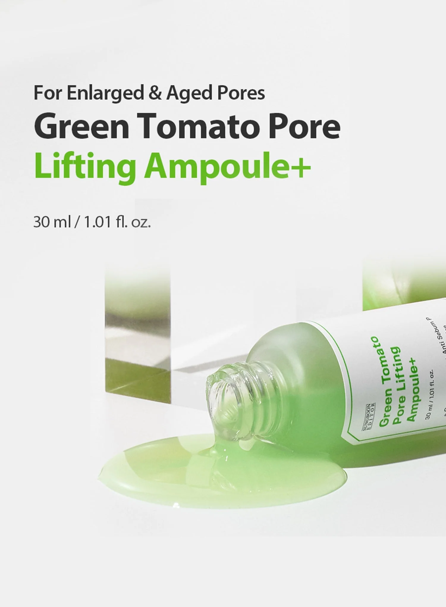 Green Tomato Pore Lifting Ampoule+ (30ml) - Image 6