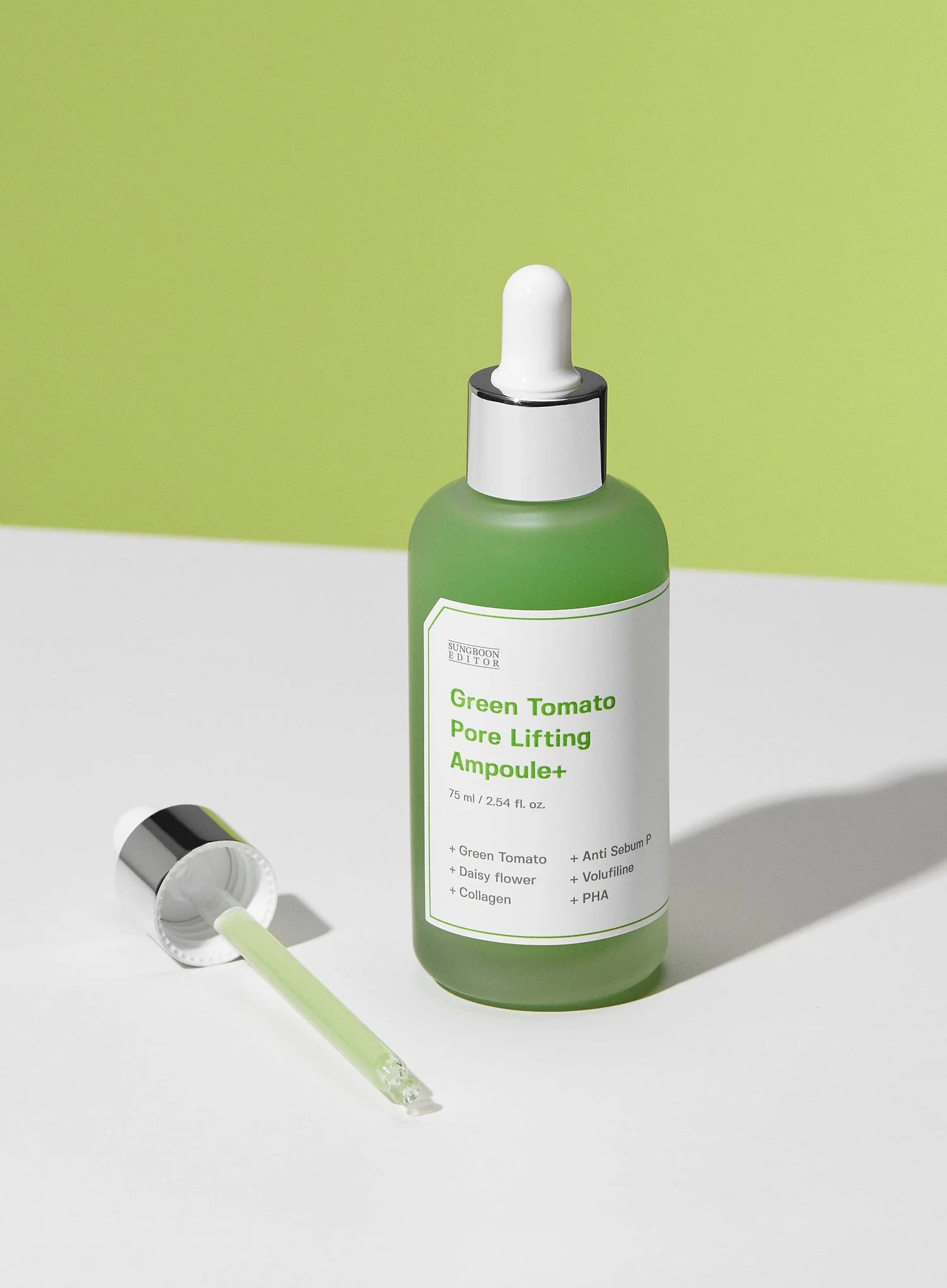 Green Tomato Pore Lifting Ampoule+ (75ml) - Image 3