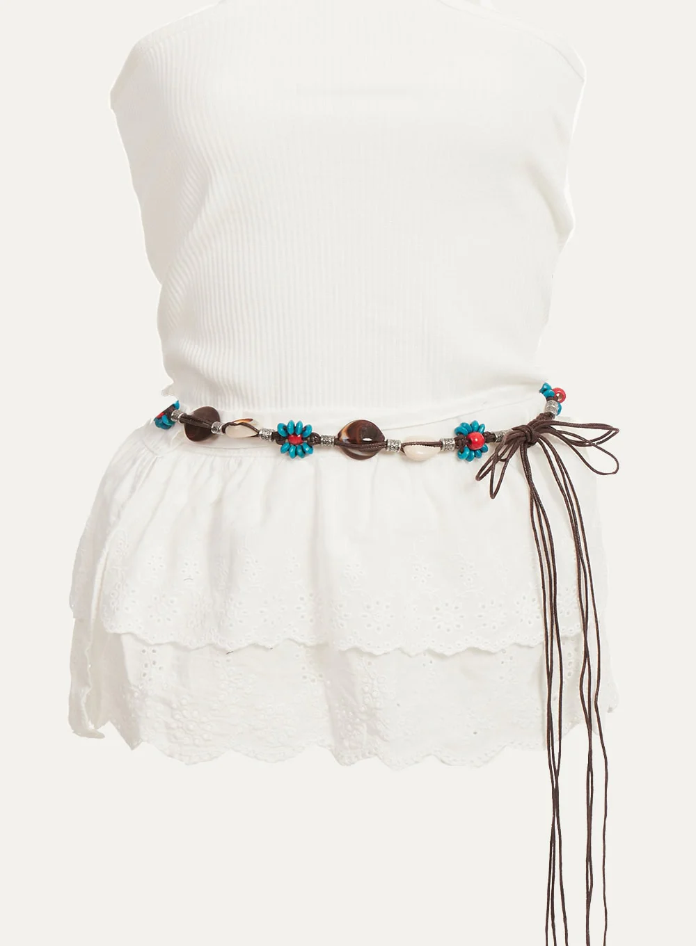 Gypsy Bohemian Crochet Tassel Belt IM528 - Image 2