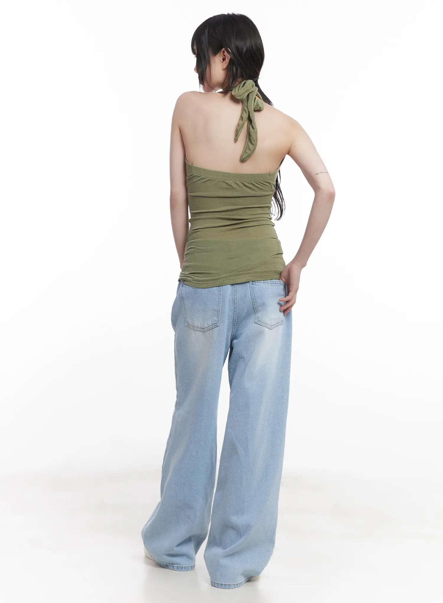 Haerin Washed Wide-Leg Jeans CU519 - Image 6