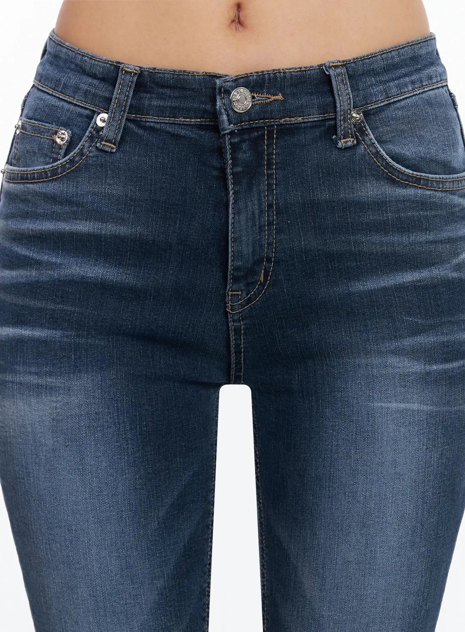 Haeu Dark Wash Bootcut Jeans CA513 - Image 5