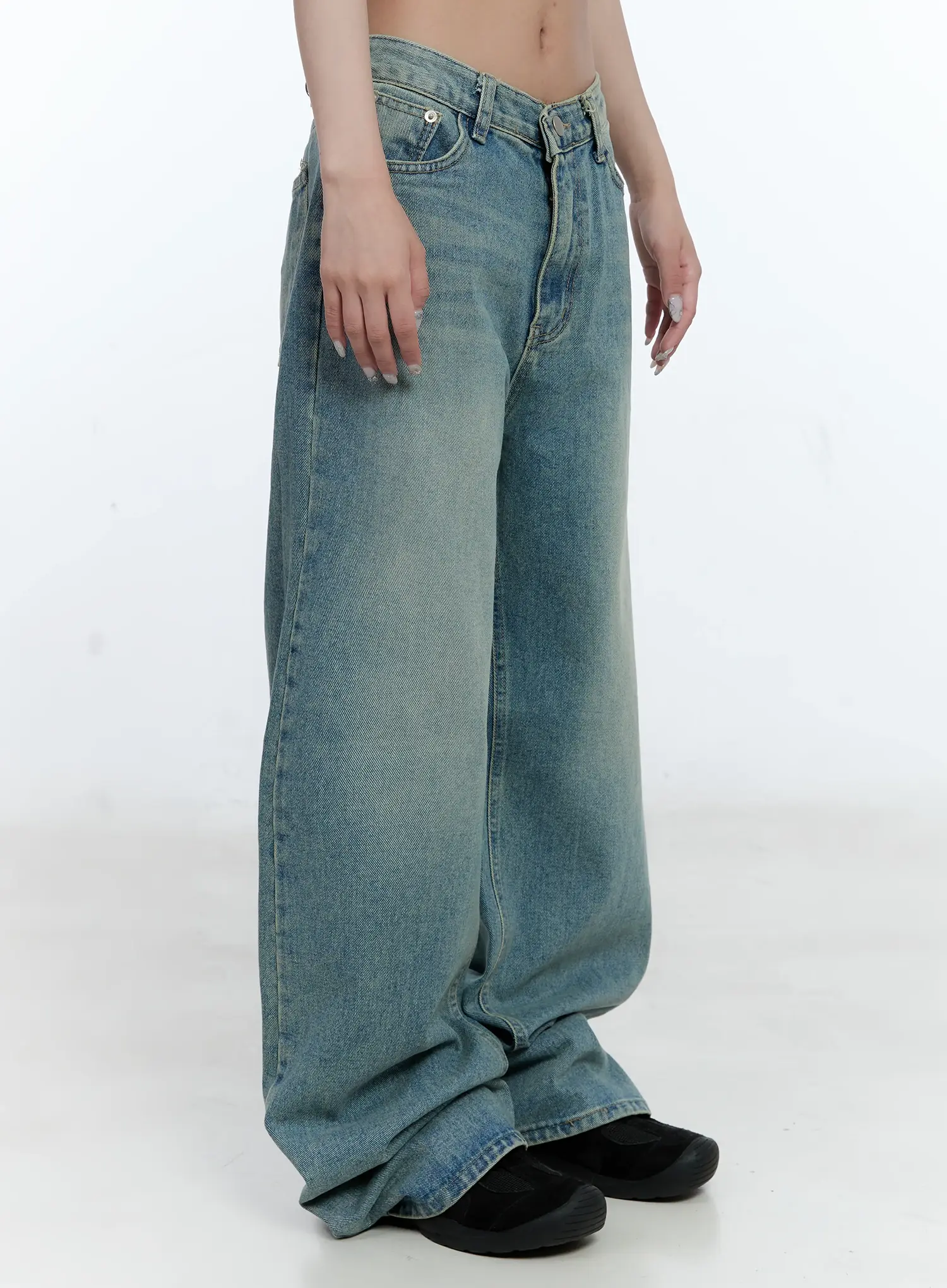 Haeun Wide-Leg Denim Jeans CG501 - Image 10