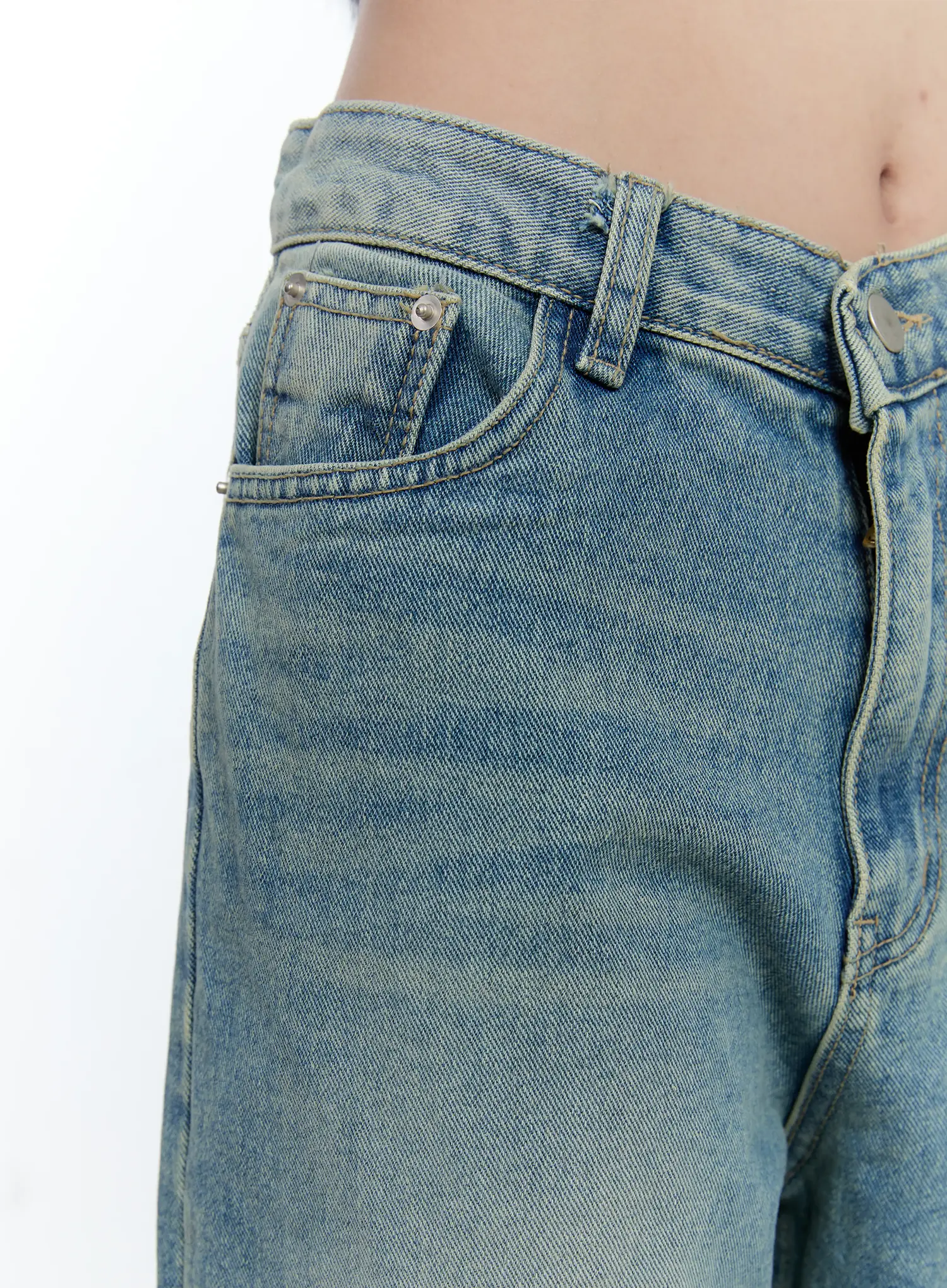 Haeun Wide-Leg Denim Jeans CG501 - Image 3