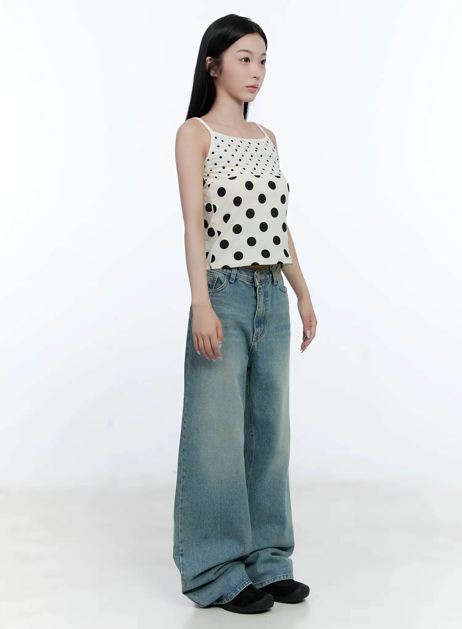 Haeun Wide-Leg Denim Jeans CG501 - Image 5
