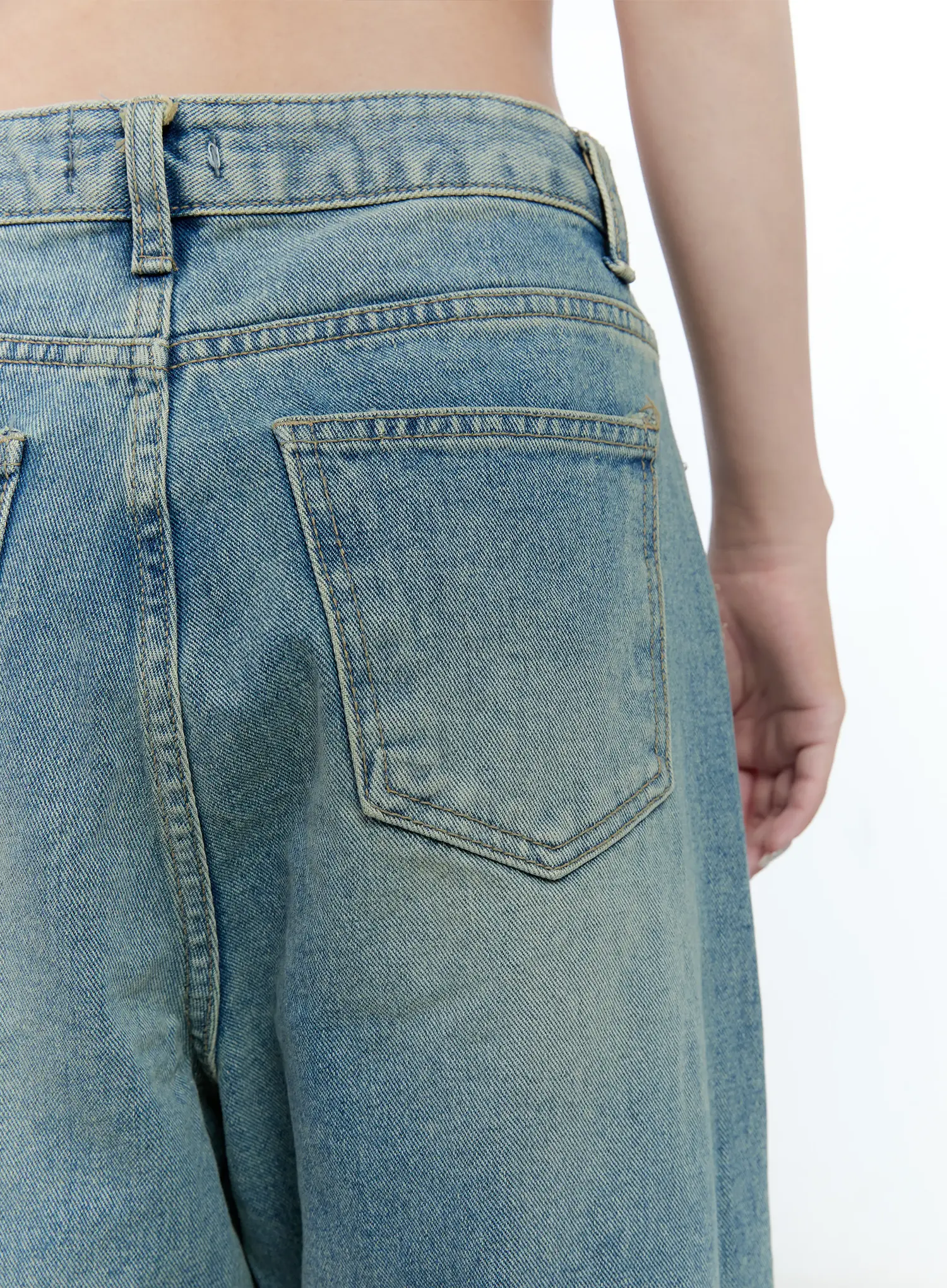 Haeun Wide-Leg Denim Jeans CG501 - Image 7