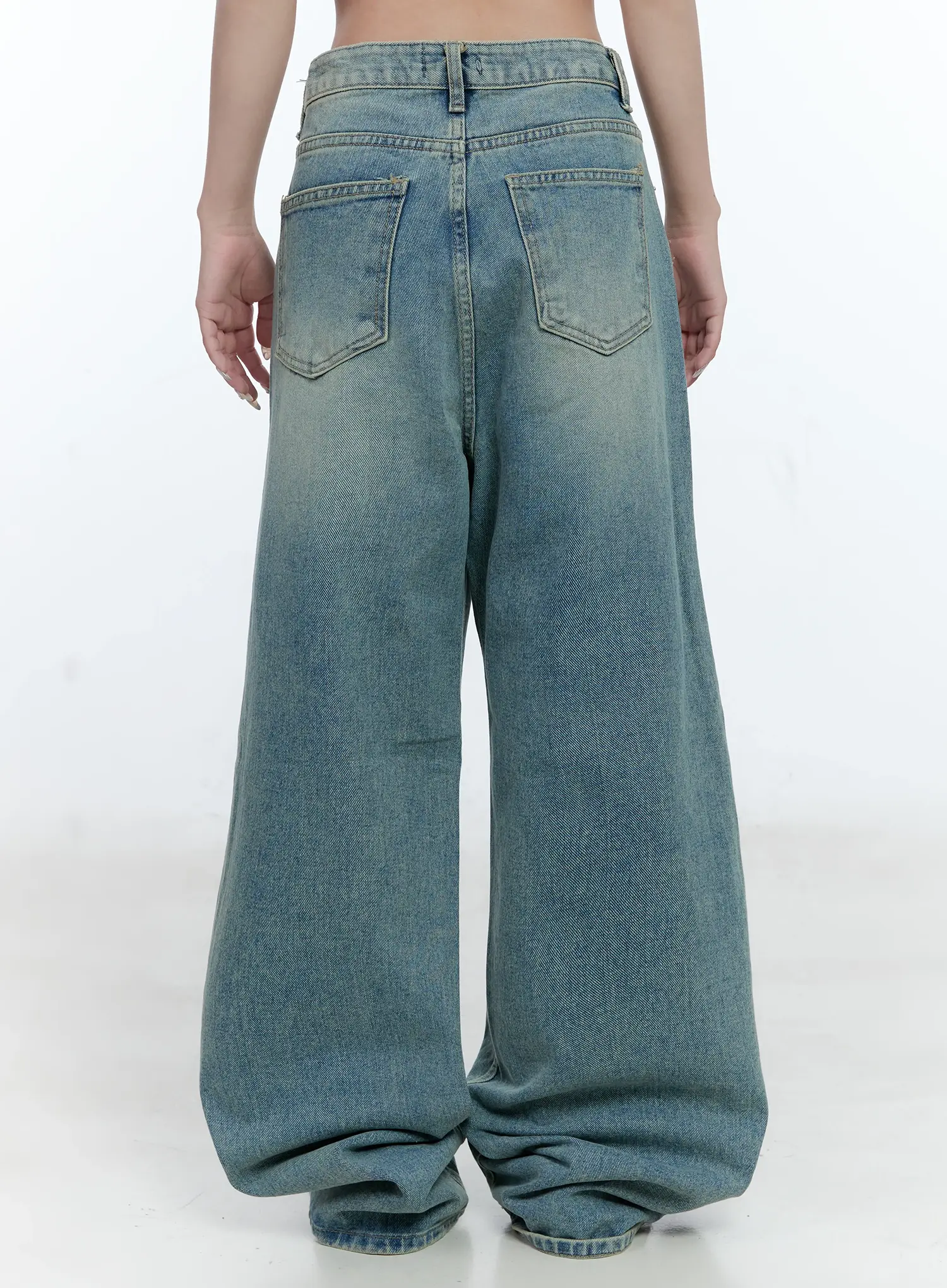 Haeun Wide-Leg Denim Jeans CG501 - Image 8