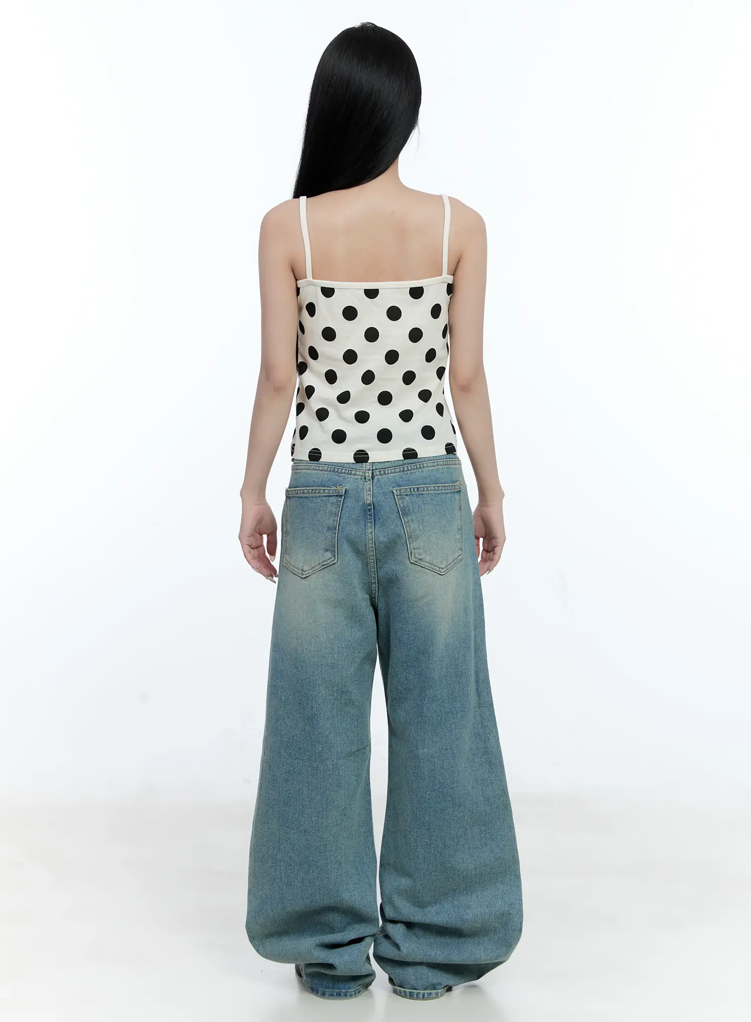 Haeun Wide-Leg Denim Jeans CG501 - Image 9